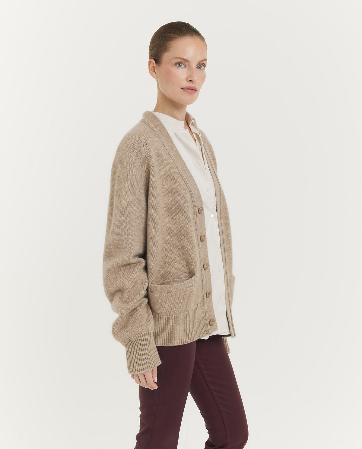 NO.437 Papili Short Vest - Lichtbruin