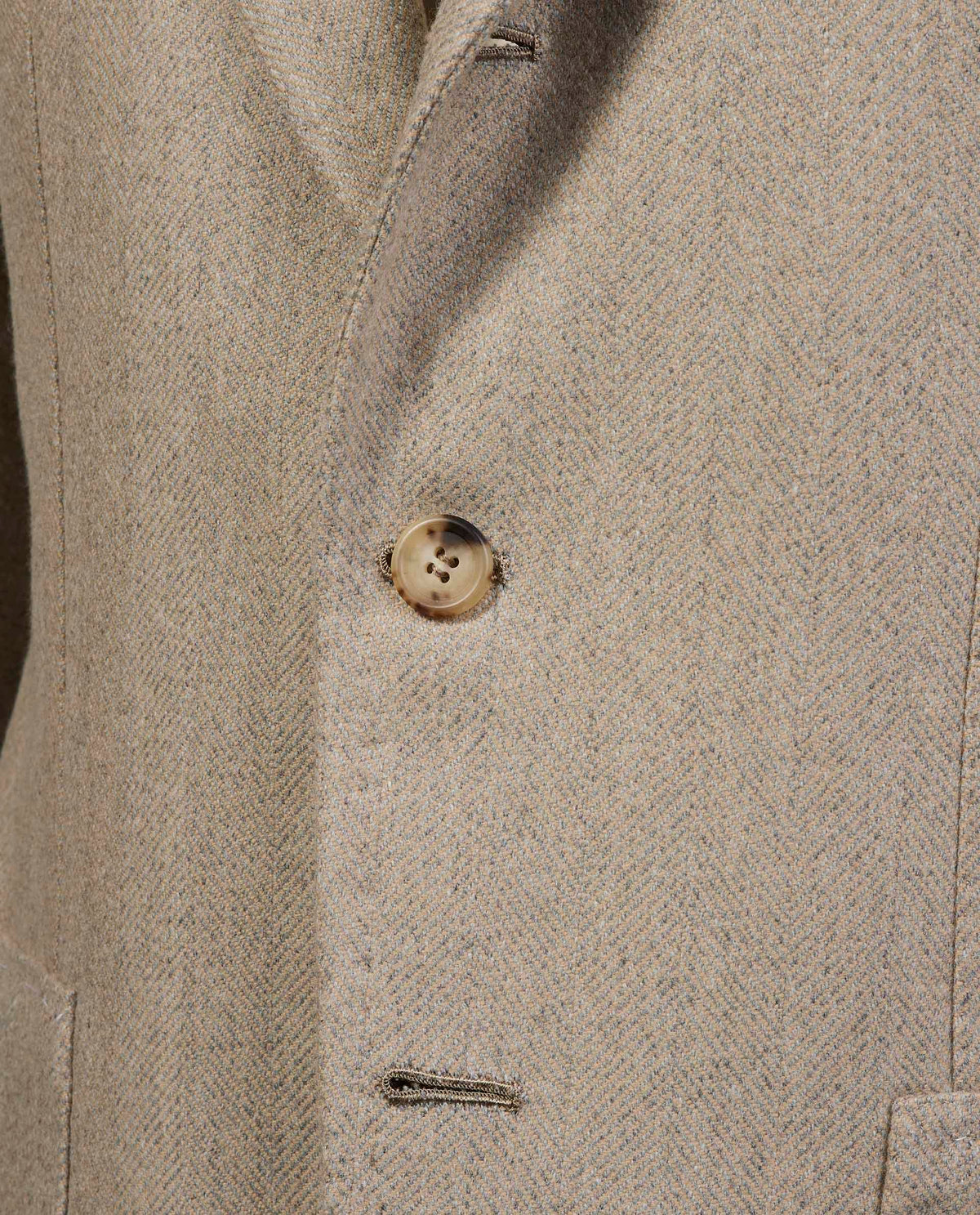 Twill Wol Jasje - Lichtbruin