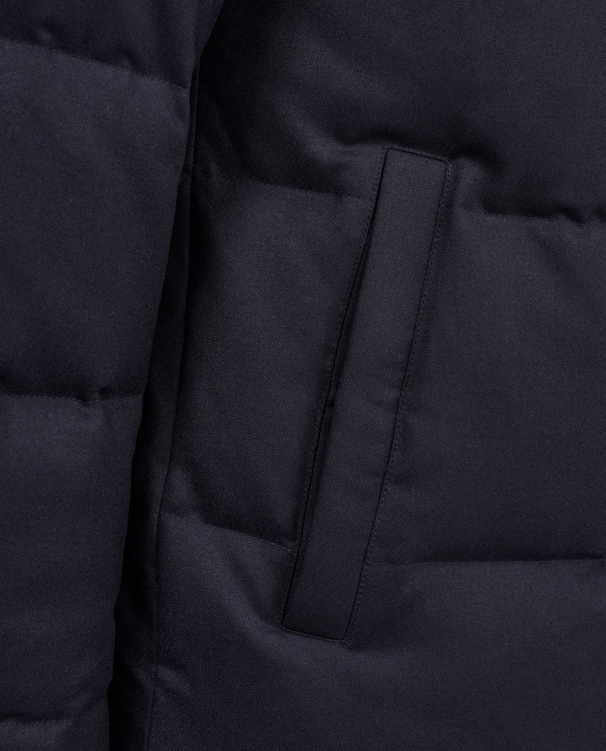 Wollen Donsjas - Donkerblauw