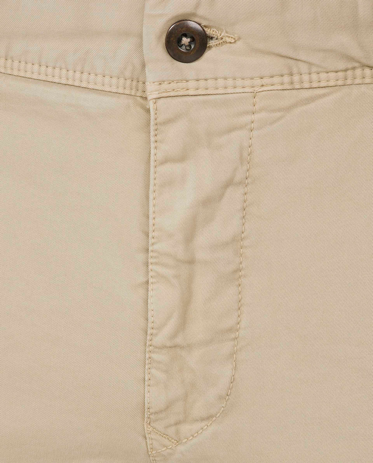 Stretch-katoenen broek - Lichtbruin