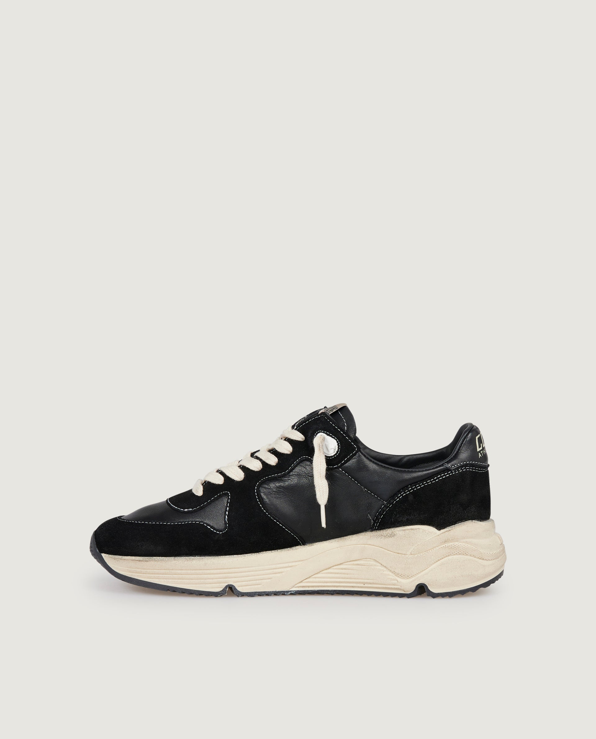 Running sole sneakers - Zwart