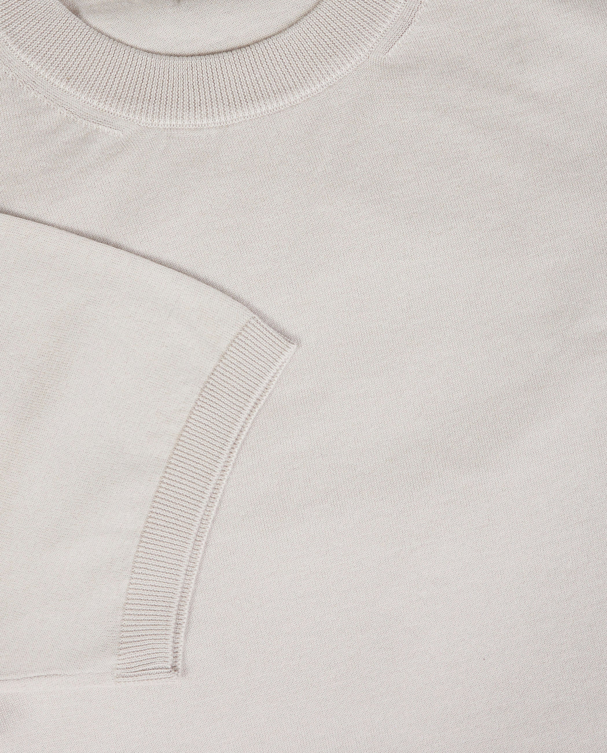 Katoen Cashmere T-Shirt - Grijs