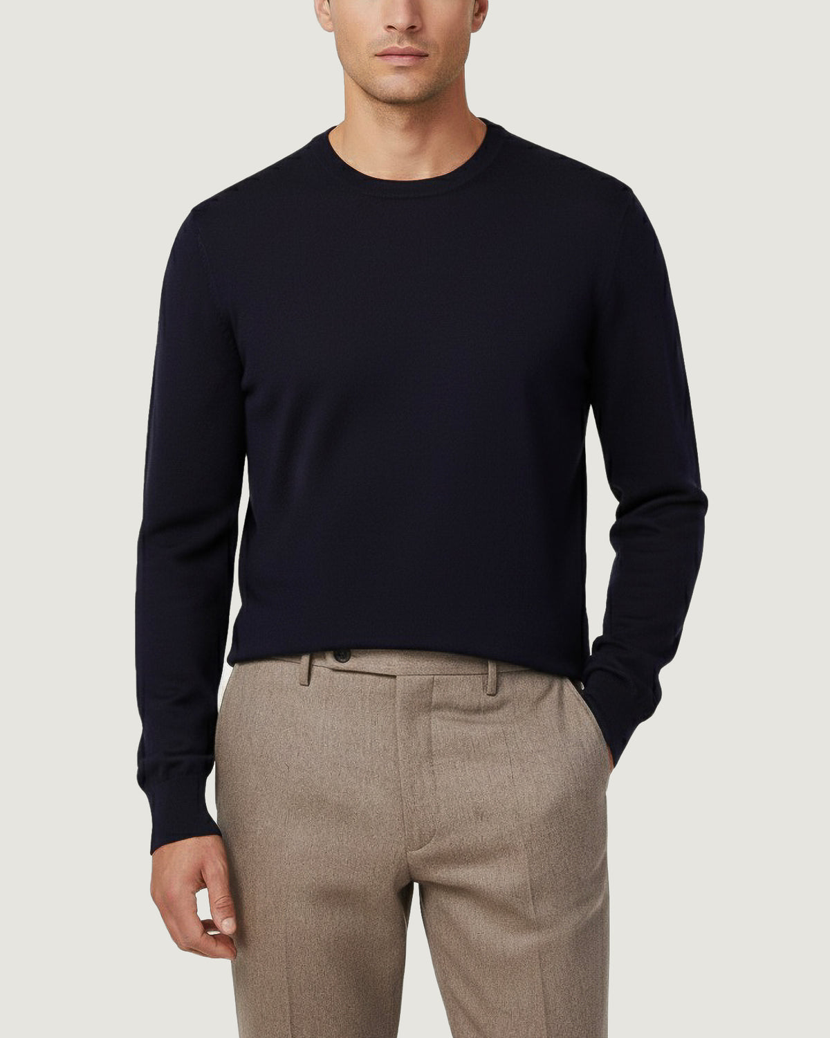 Lightweight Wool Crewneck