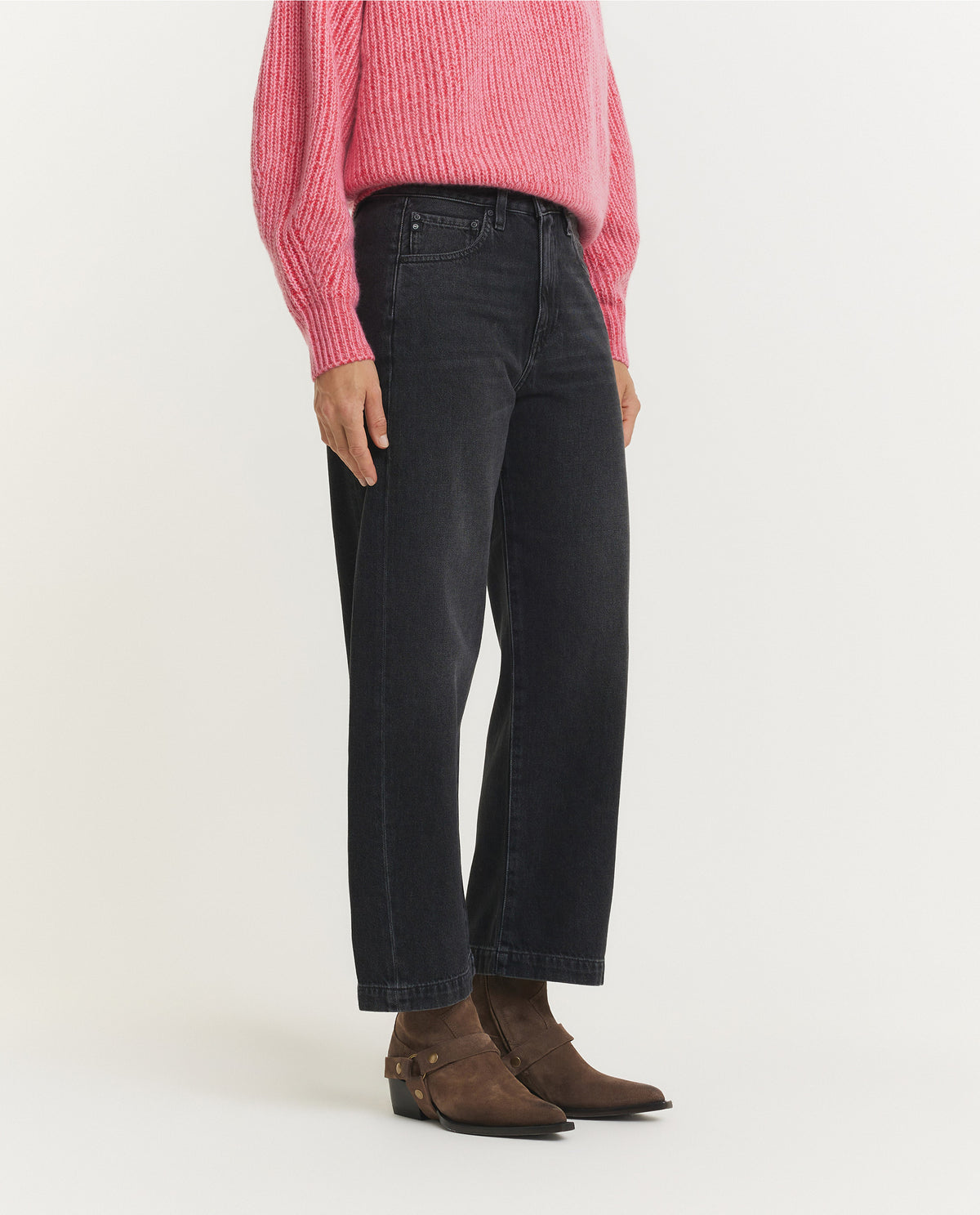Hattie High-Rise Barrel Jeans