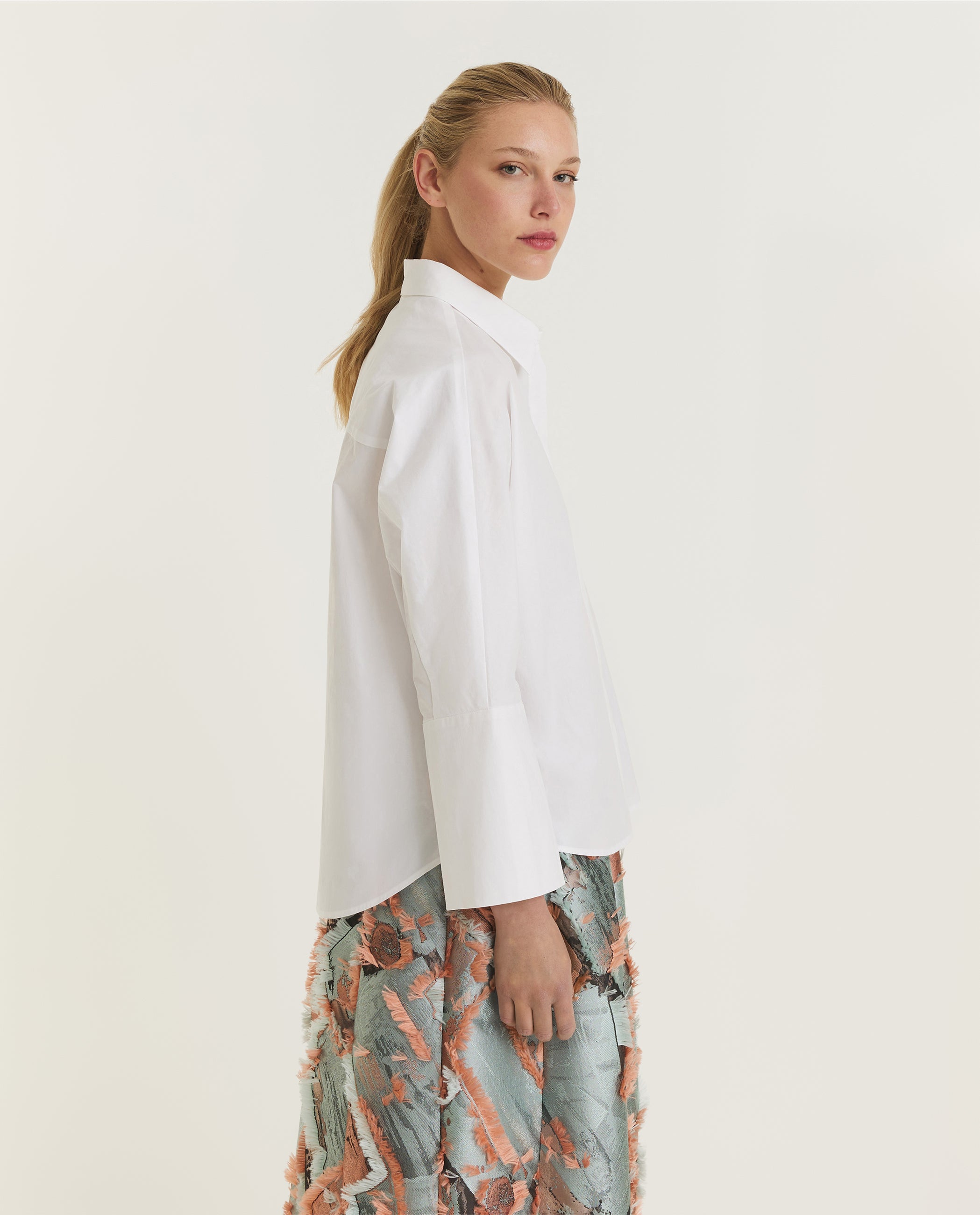 Poplin Blouse - Wit