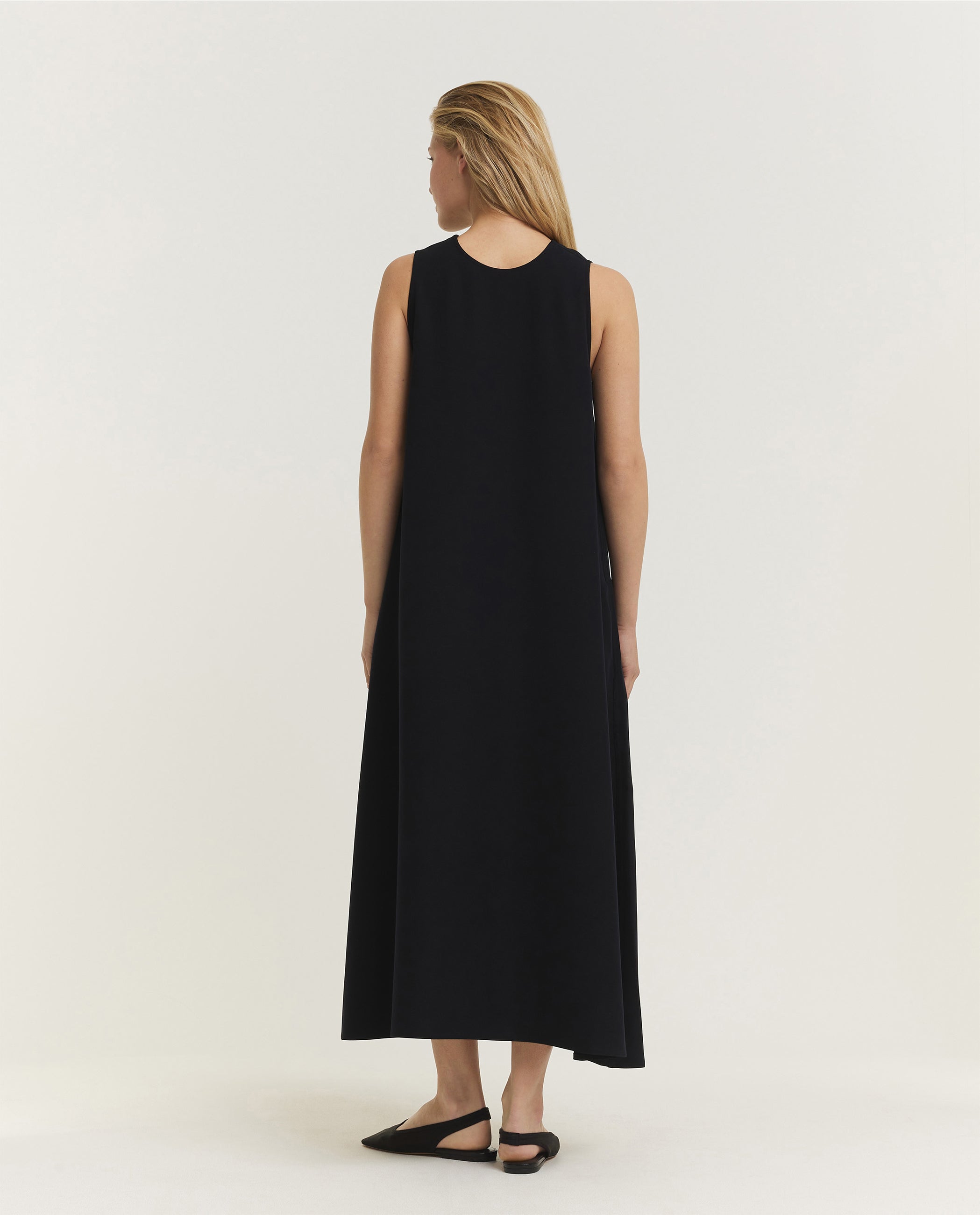 Sleeveless Trapeze Dress