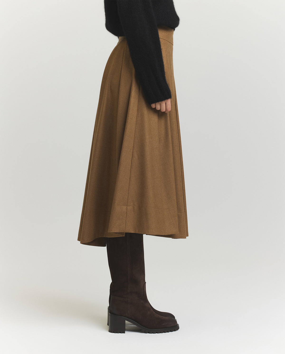 Midi rok - Bruin