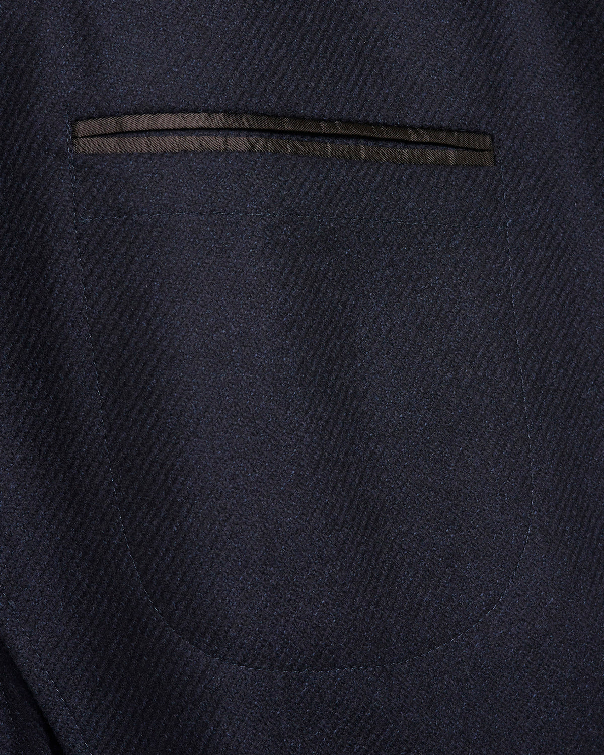 Tweed Wollen Jasje - Donkerblauw