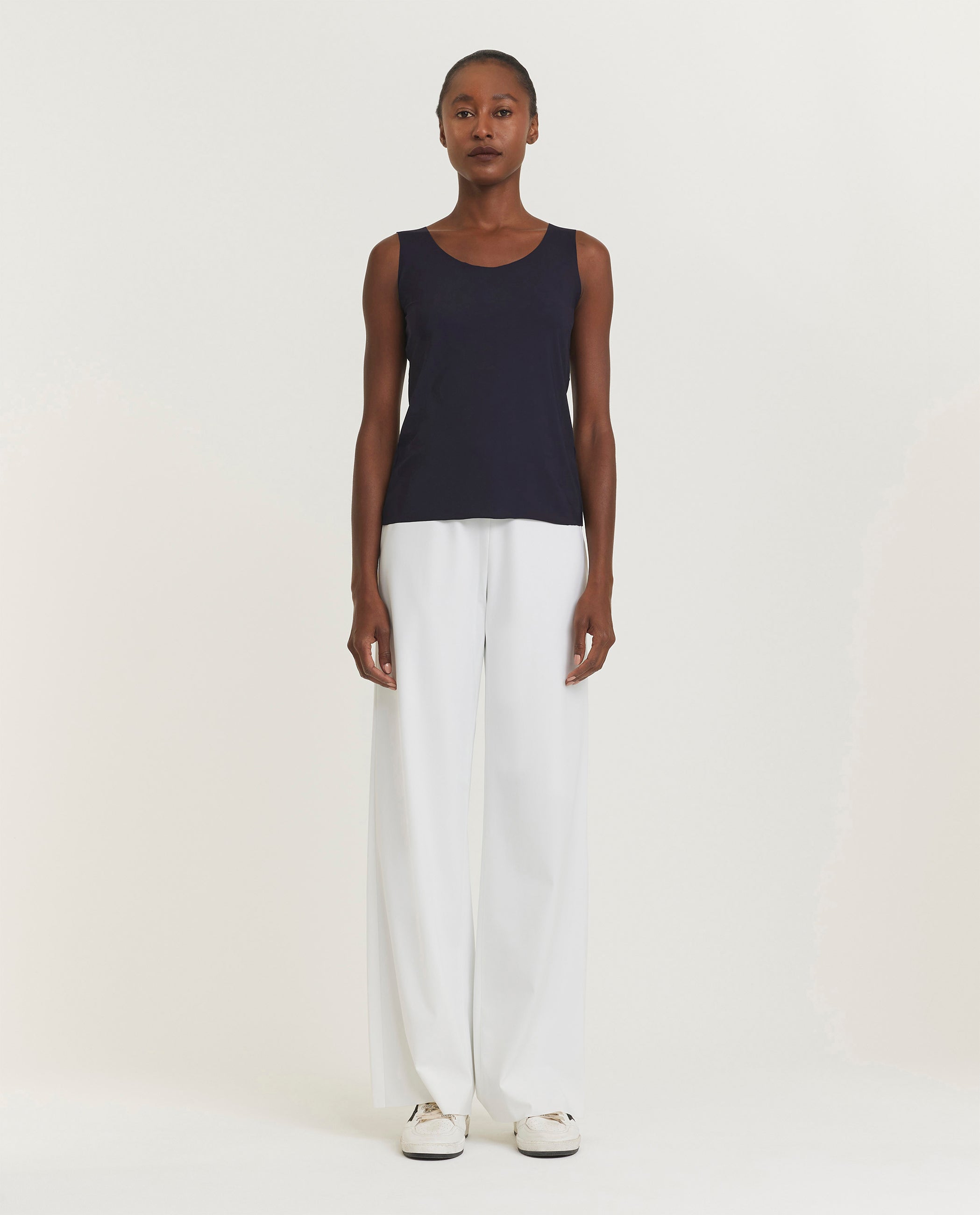 Mouwloze top - Donkerblauw