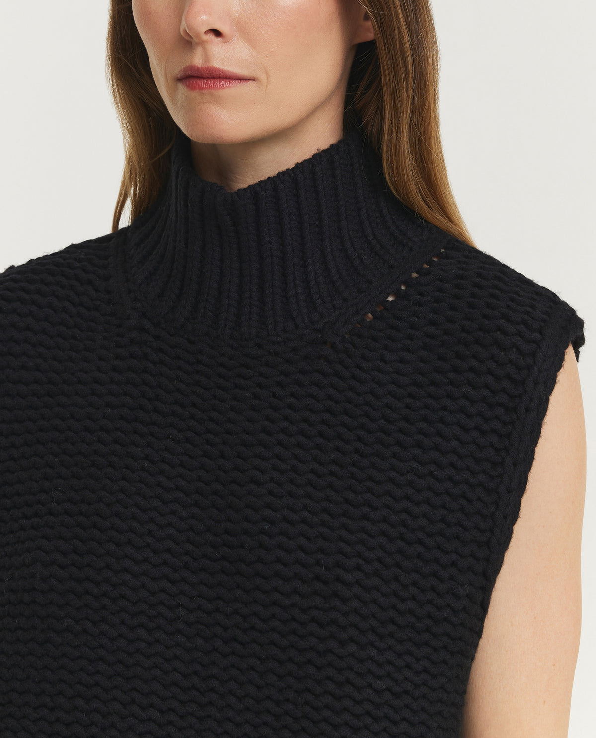 Sleeveless Wool Sweater