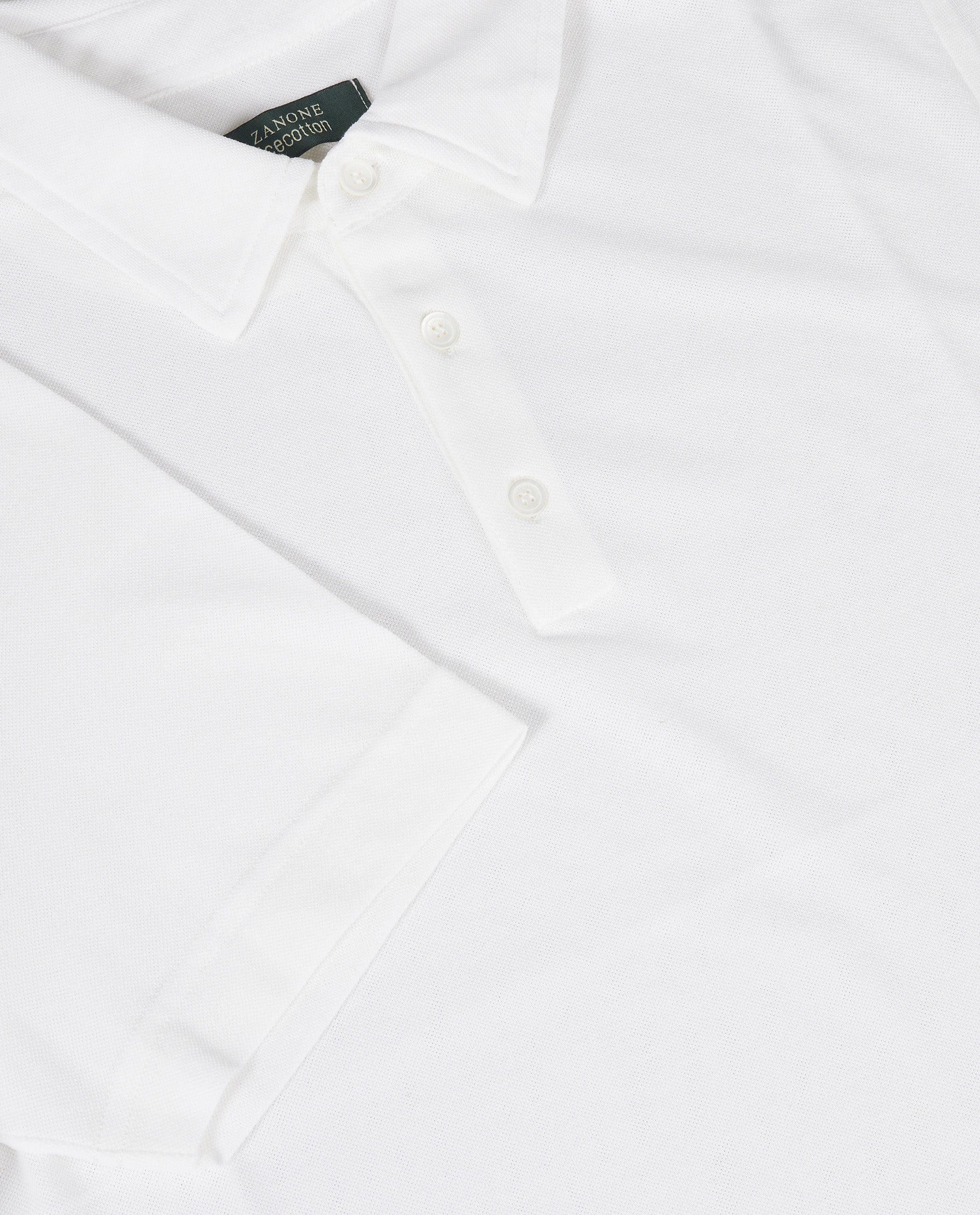 Ice Cotton Pique Polo - Wit
