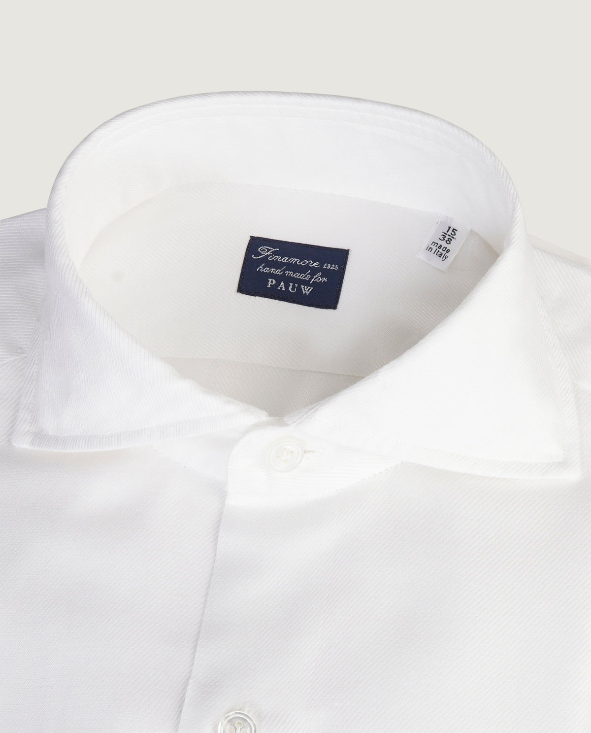 Katoen Linnen Twill Shirt - Wit