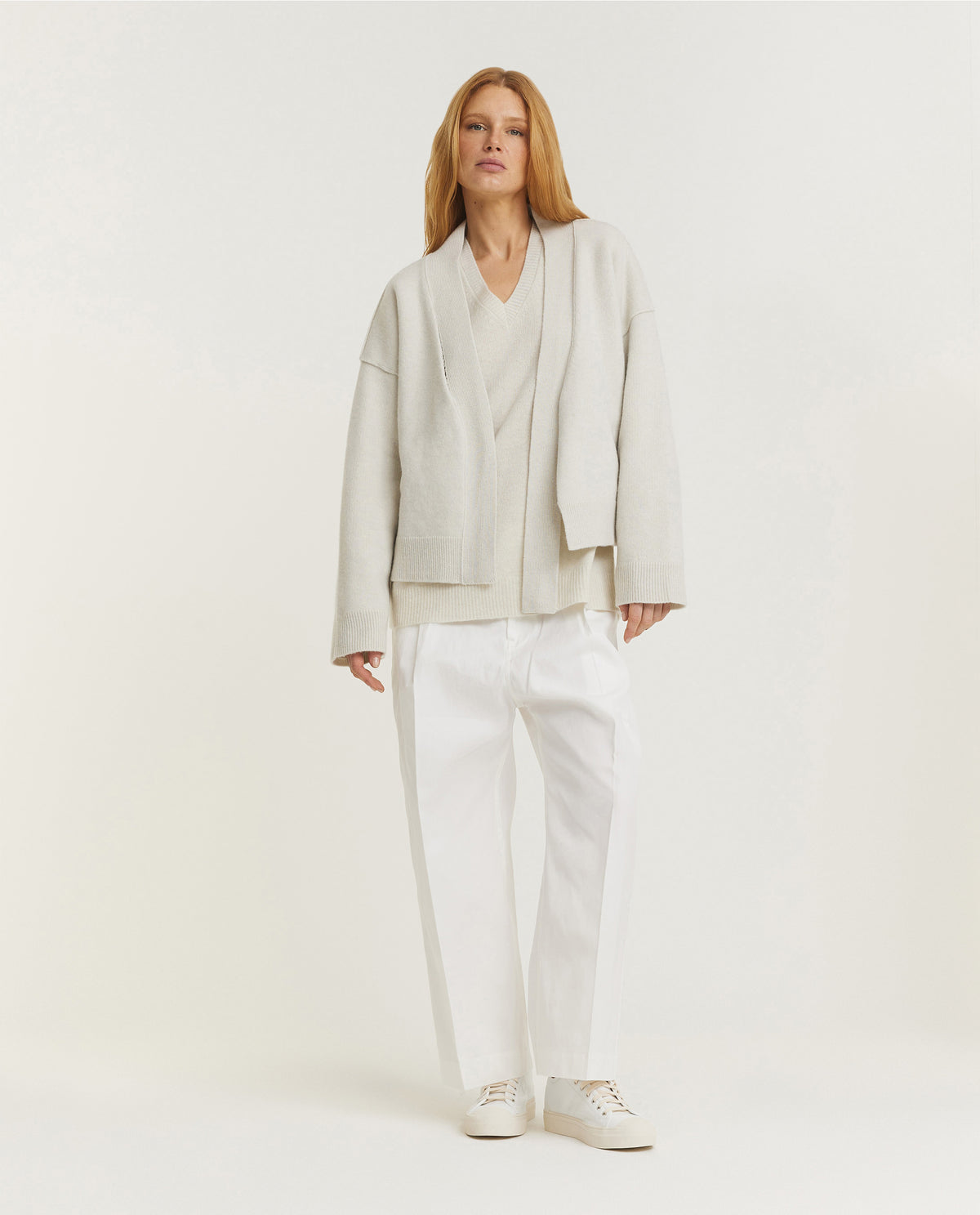 Relaxed V-Neck Sweater