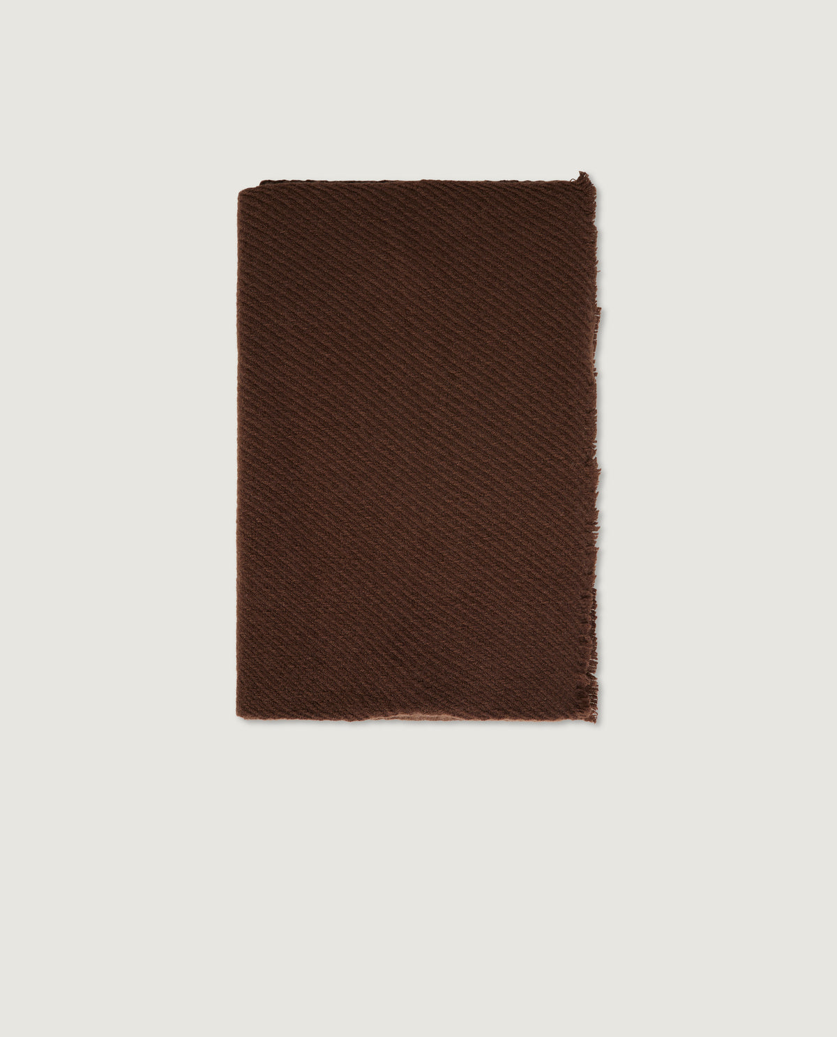 Twill Cashmere Shawl - Bruin