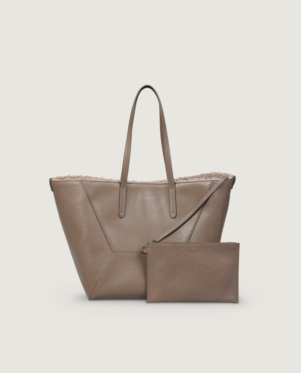 Leren shopper - Bruin