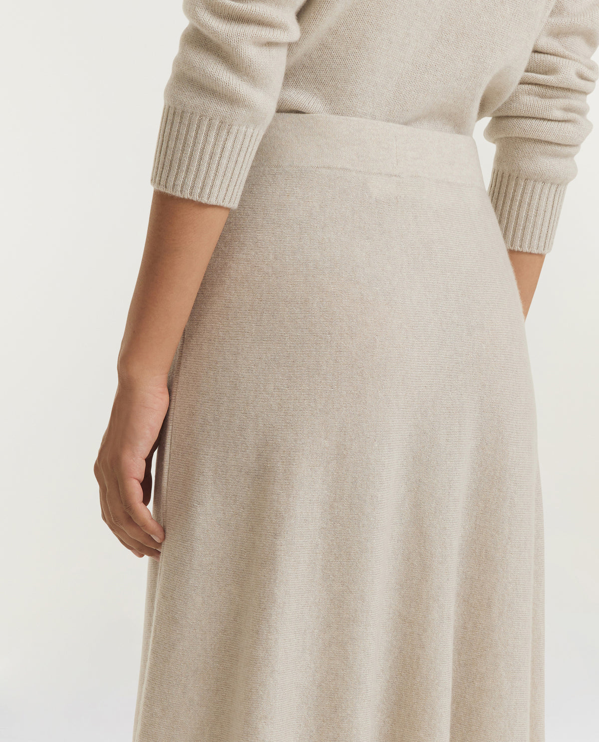Cashmere Torie Rok - Ecru