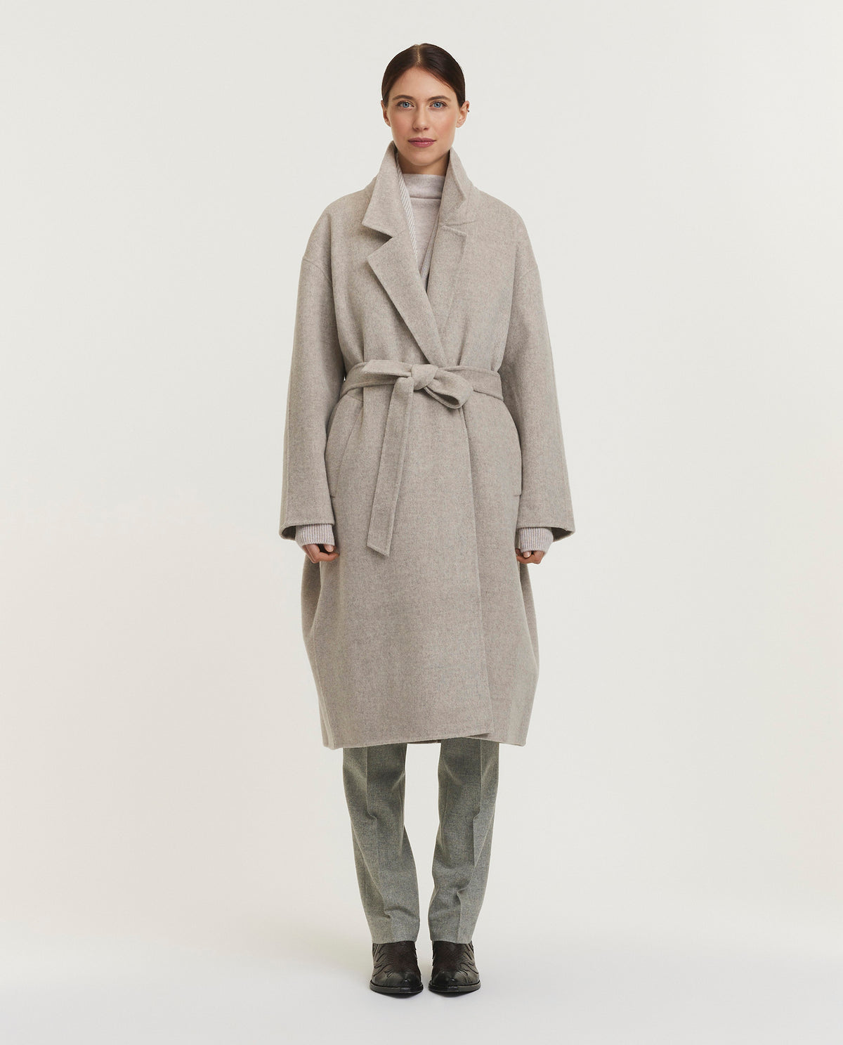 Wool-cashmere coat