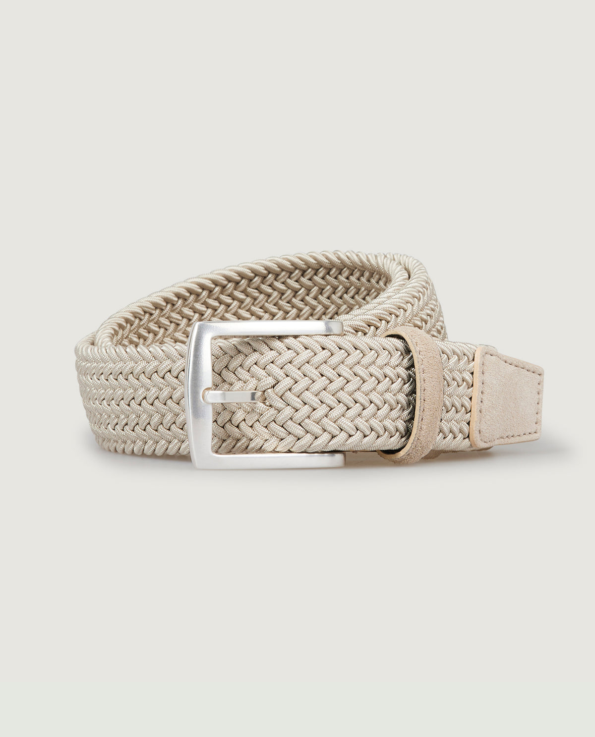 Gevlochten Riem - Lichtbruin