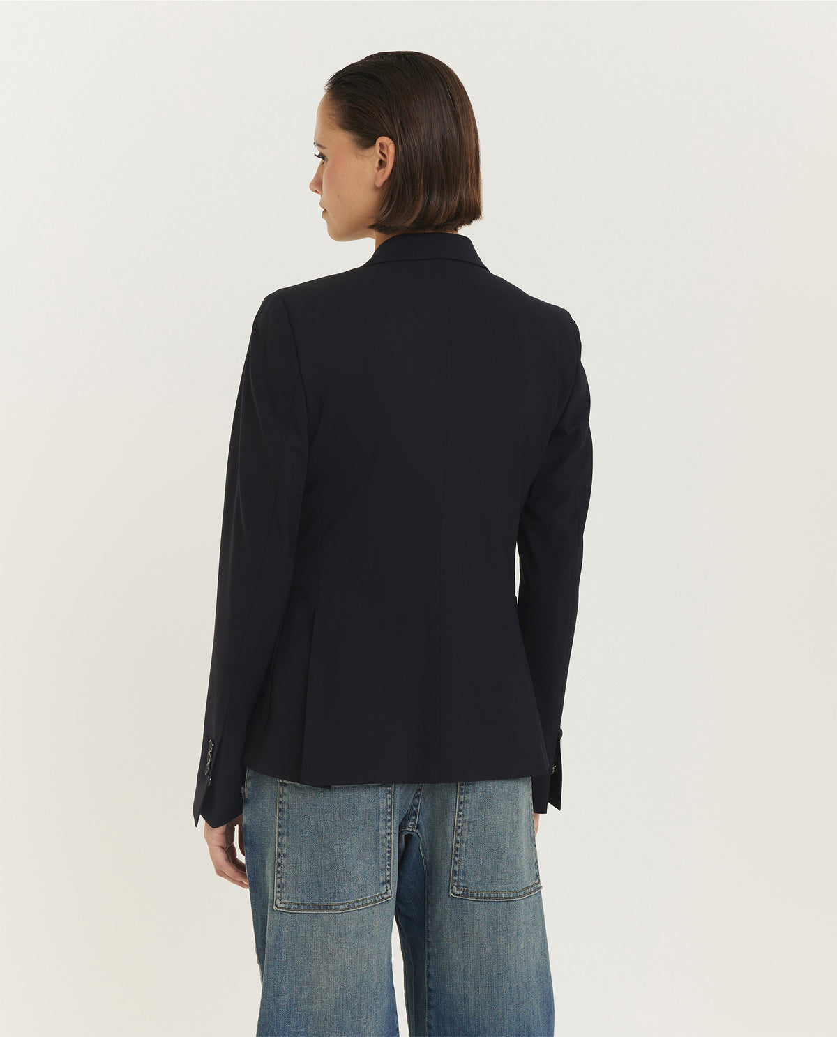 Comfort-Wollen Blazer
- Blauw