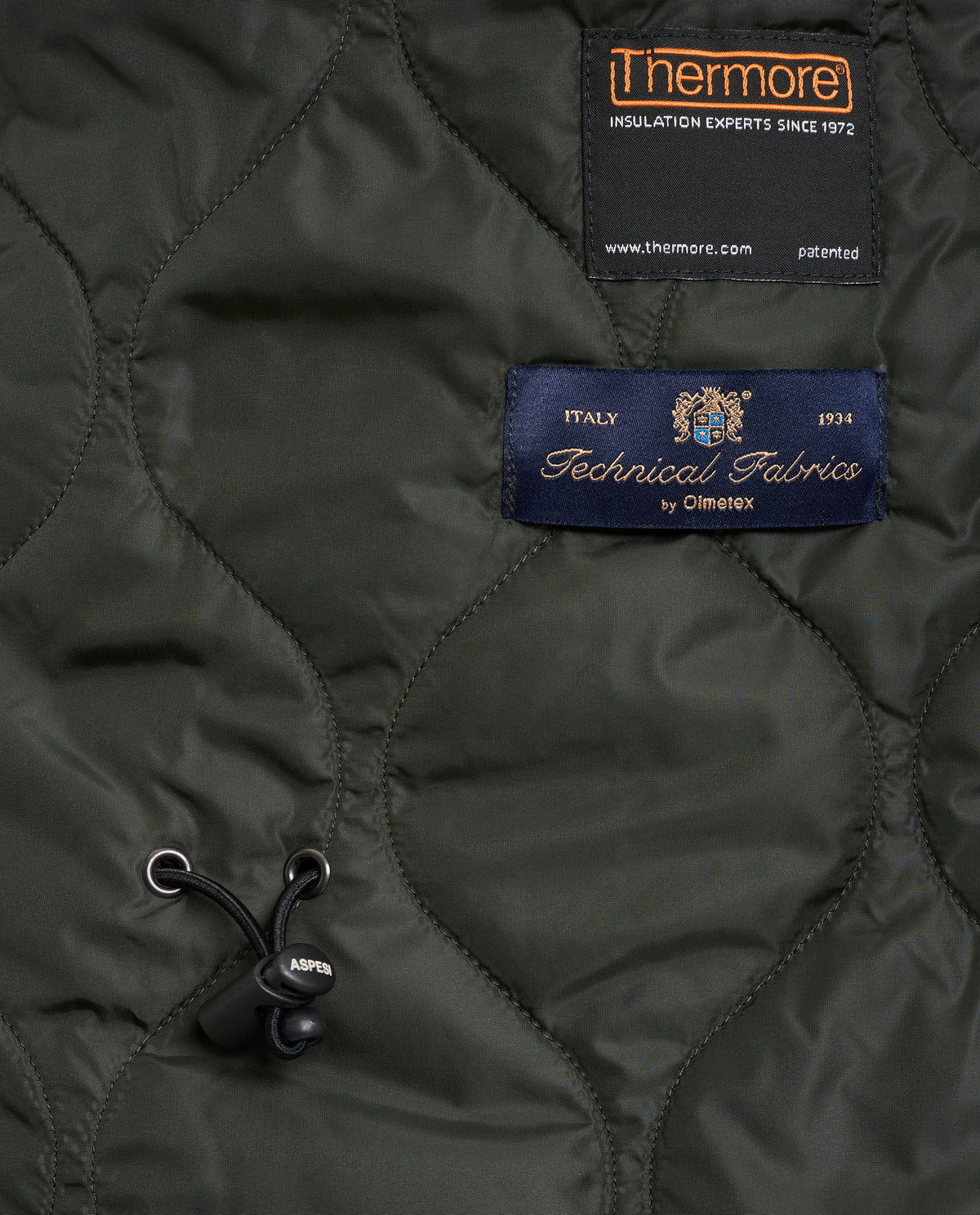 Katoen Mix Field Jacket - Groen