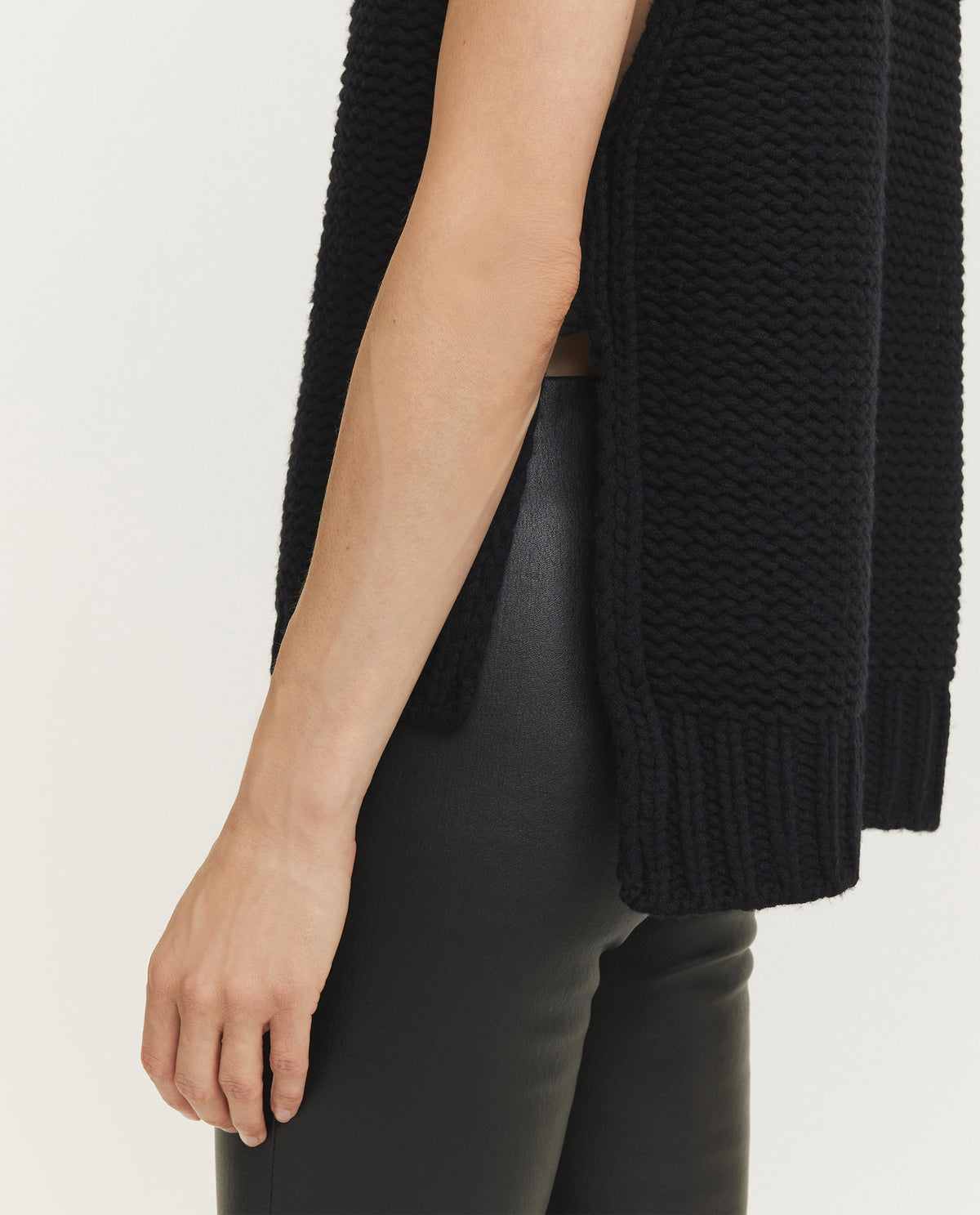 Sleeveless Wool Sweater