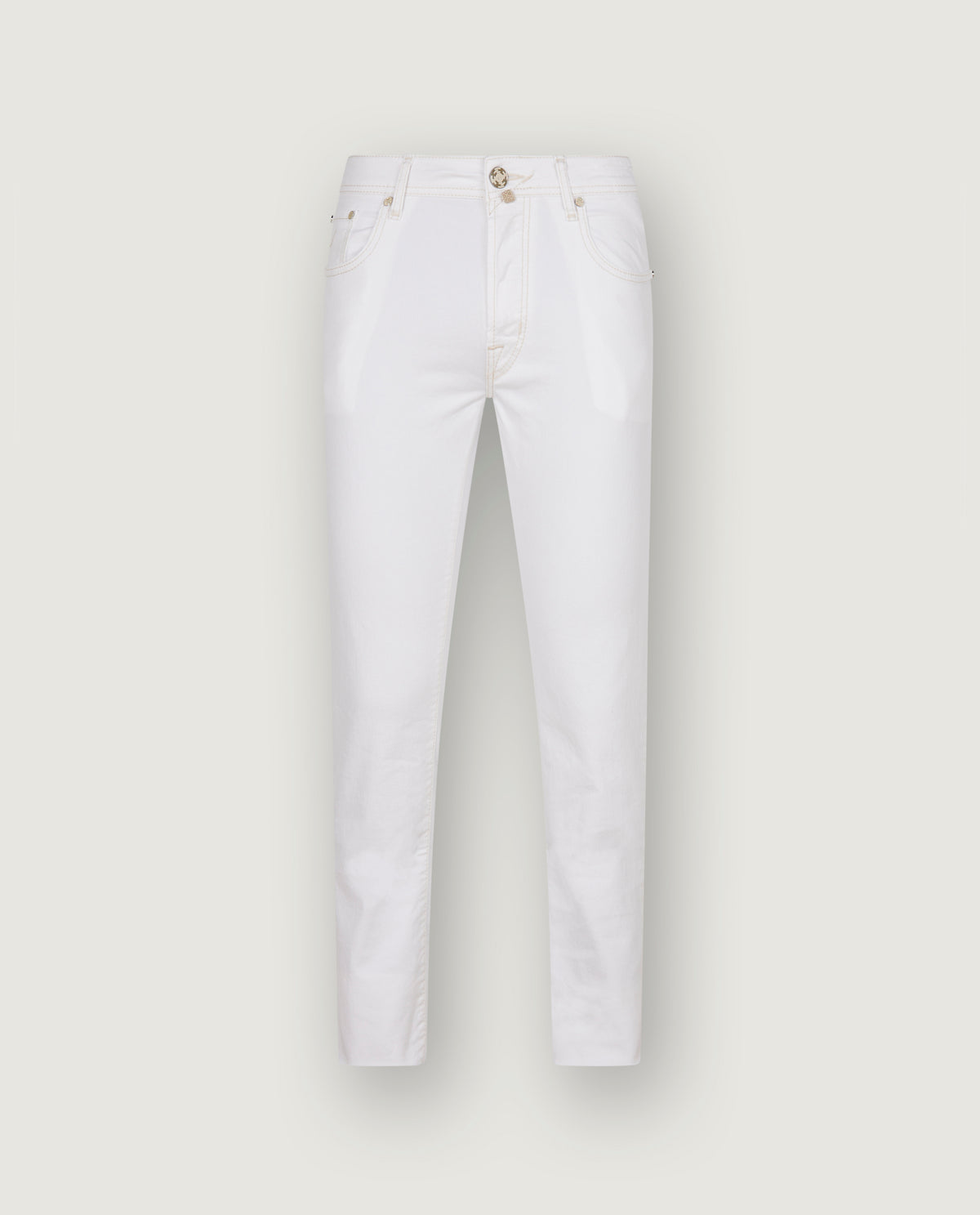 Slim Fit Bard Jeans - Wit