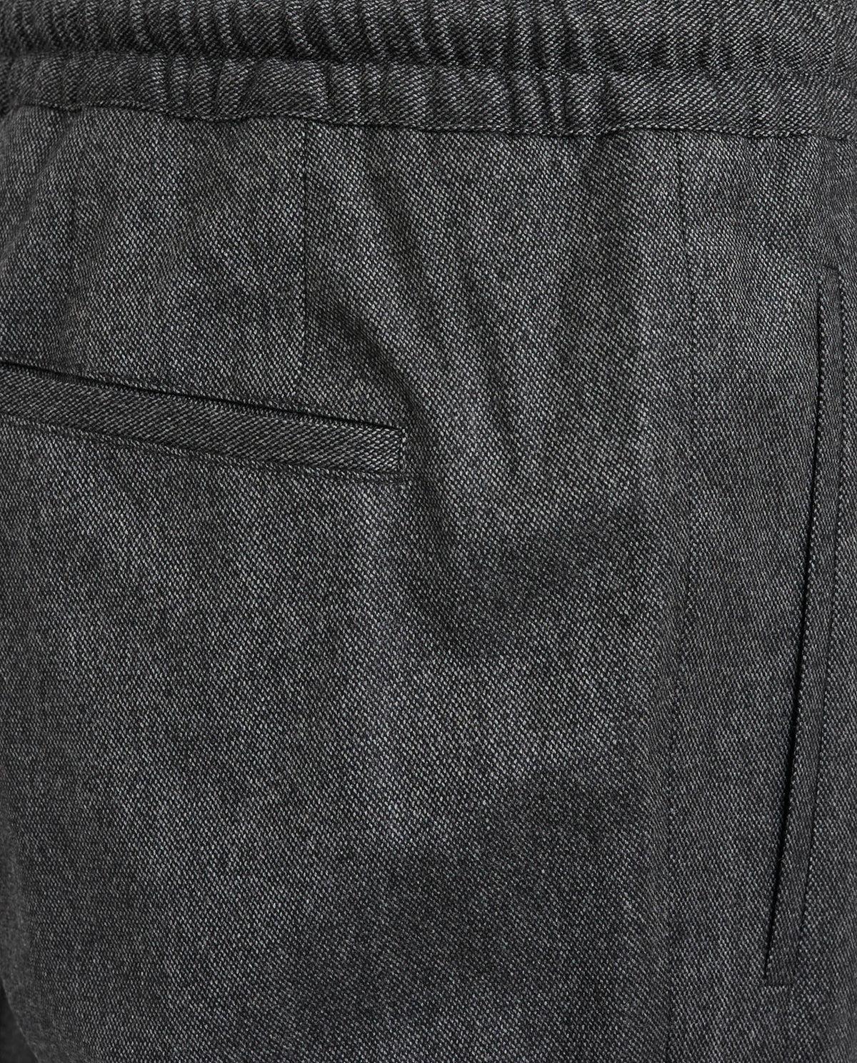 Wol Cashmere Casual Broek - Grijs