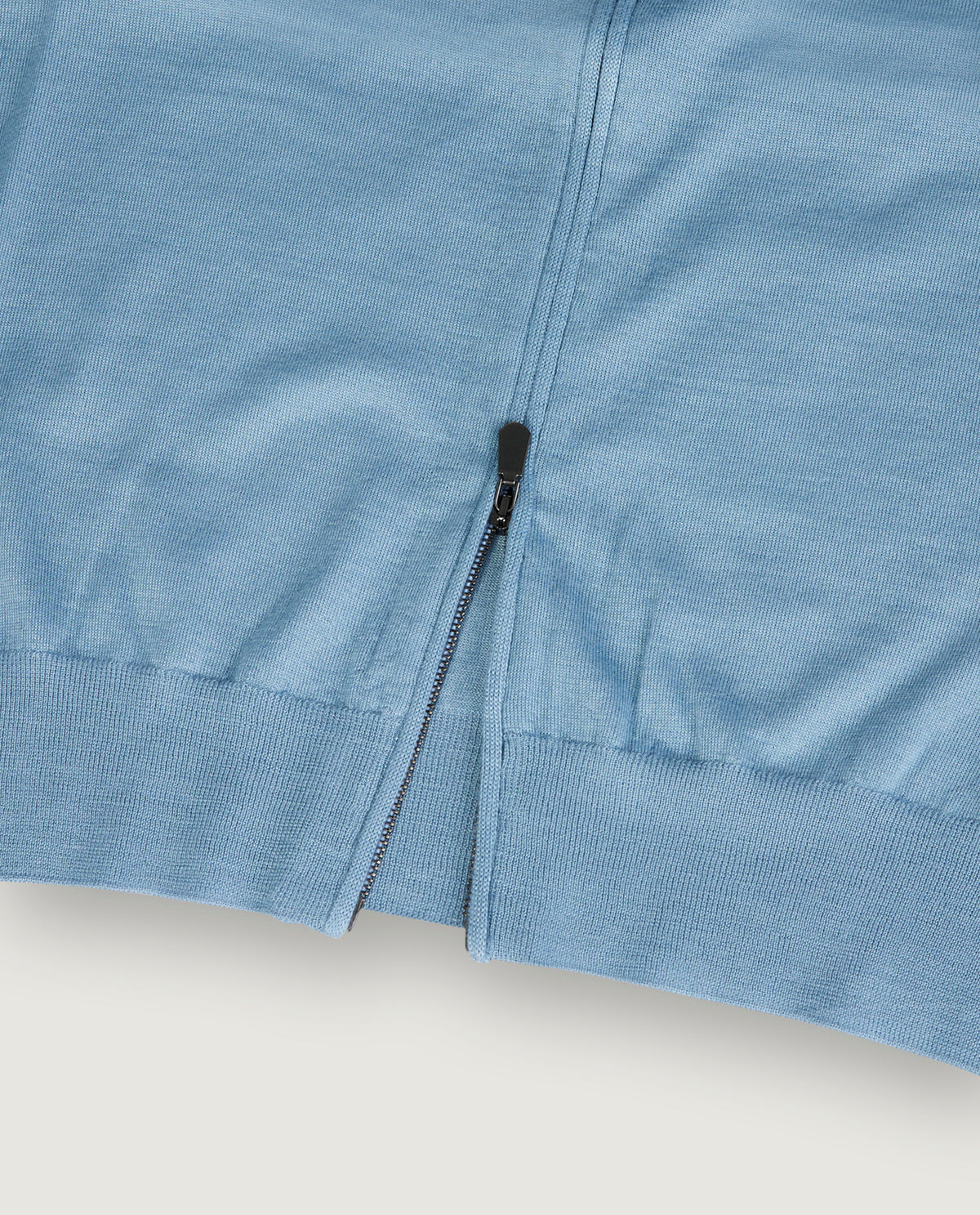 Zip Trui - Lichtblauw