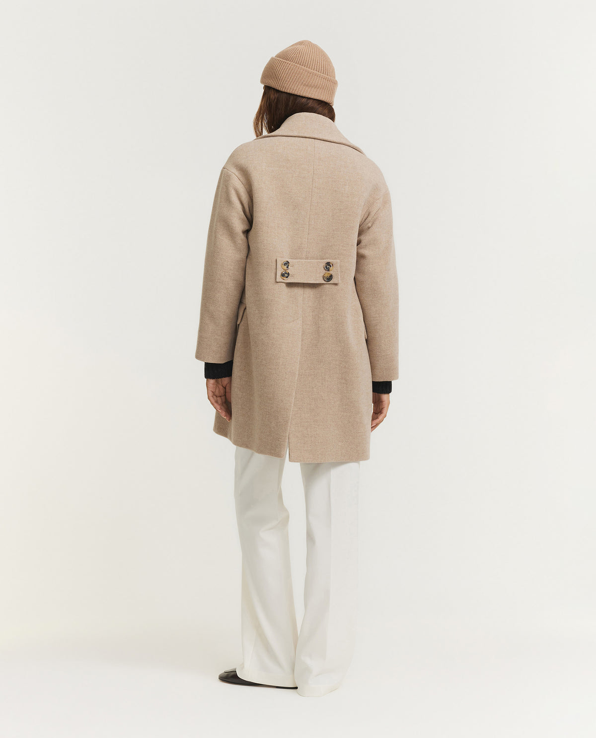 Double-Breasted Wool Coat