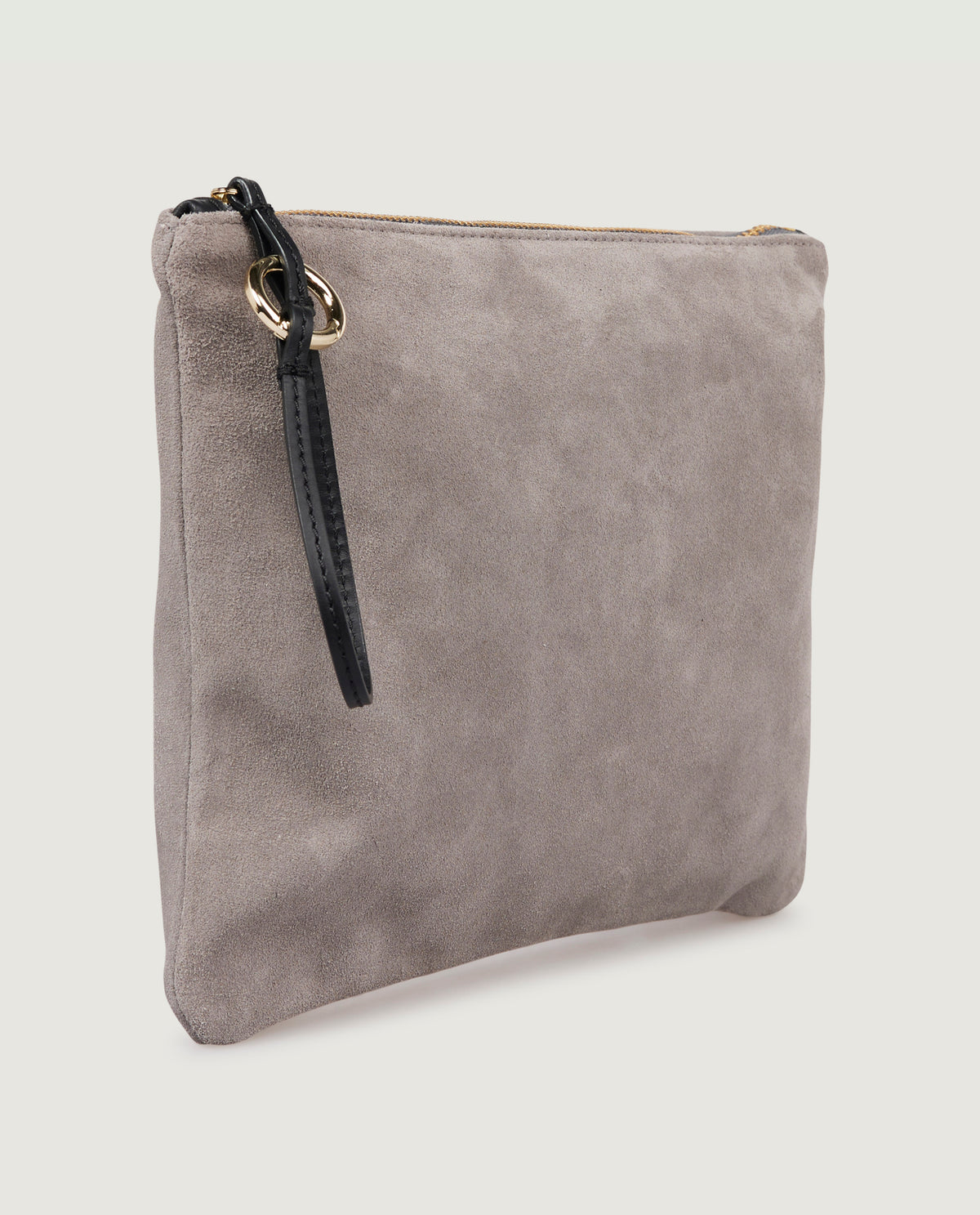 Suede Etui - Lichtgrijs