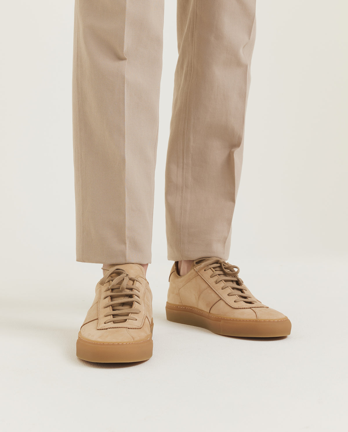 Tennis Classic Sneaker - Lichtbruin