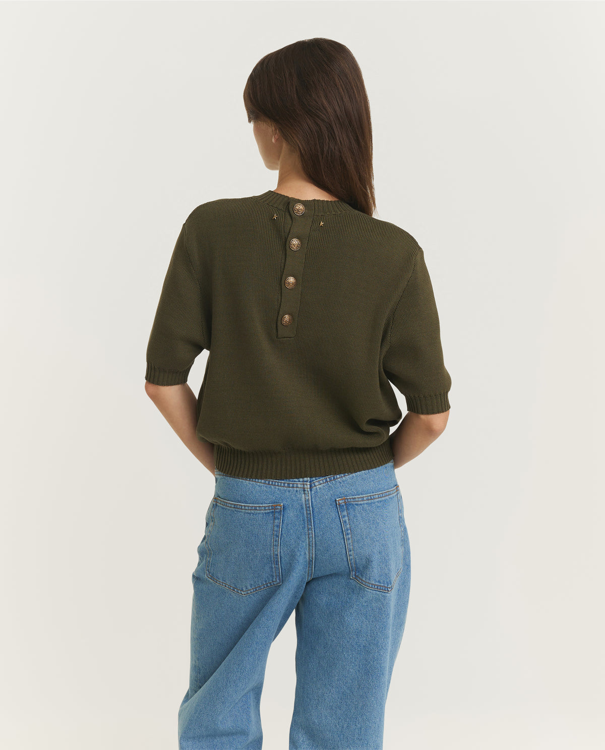 Short-Sleeved Sweater