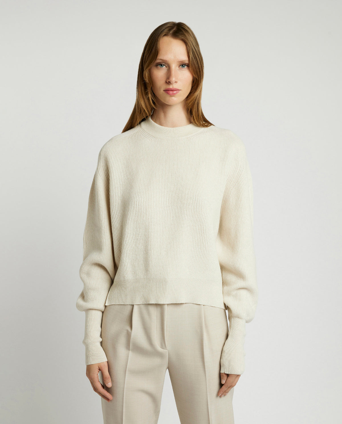 Wool-silk sweater
