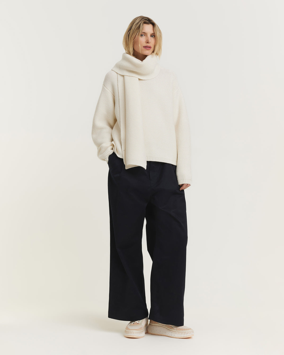 Coarse Cashmere Sweater