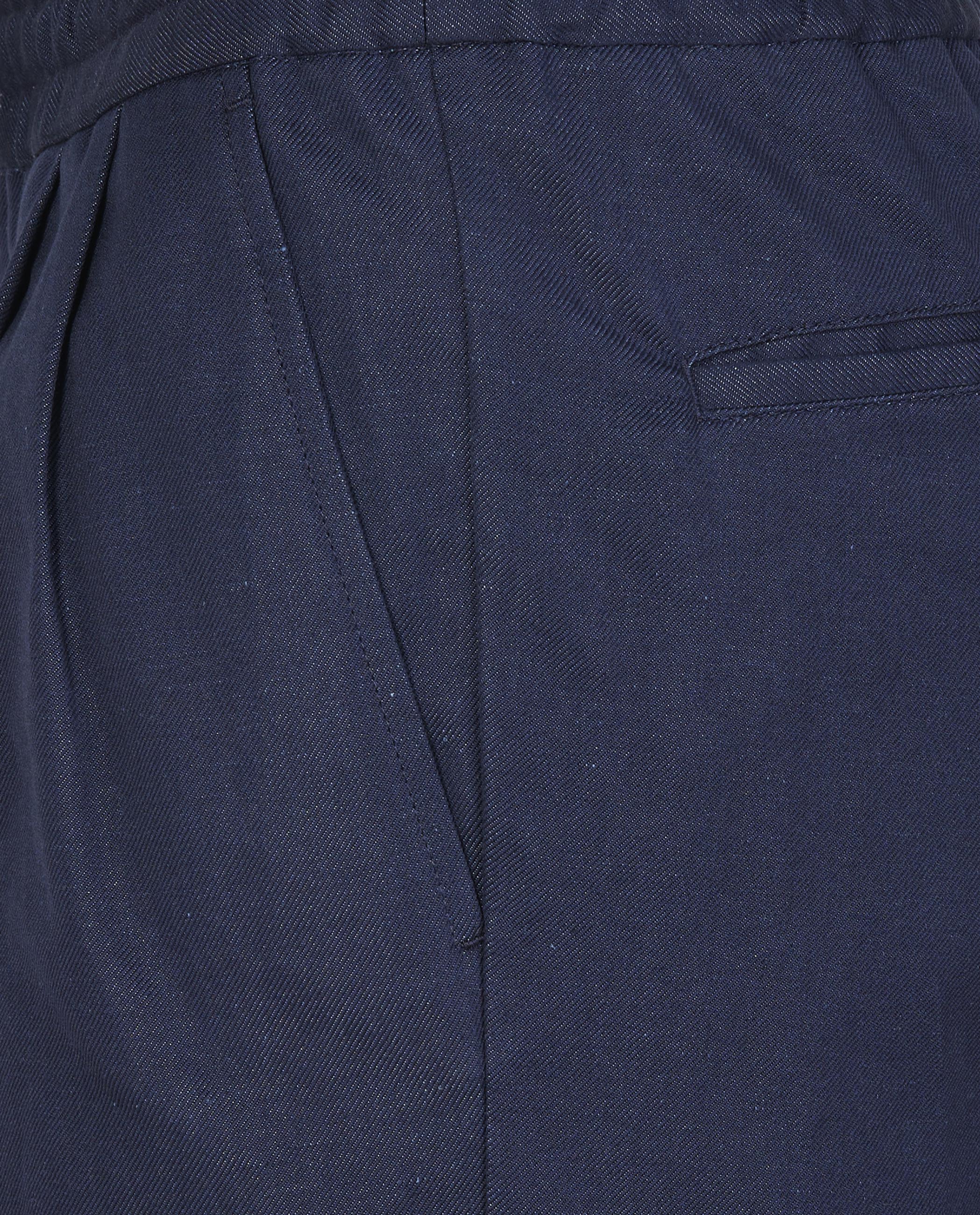 Pleated Cotton Shorts