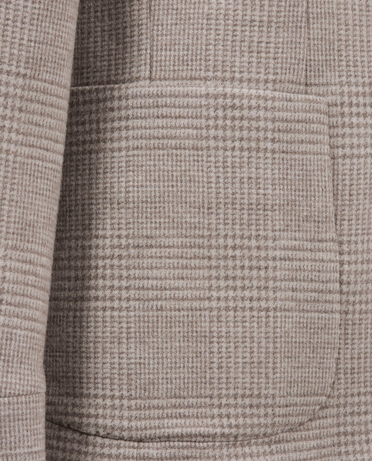 Wollen Hoodie Blazer - Lichtbruin