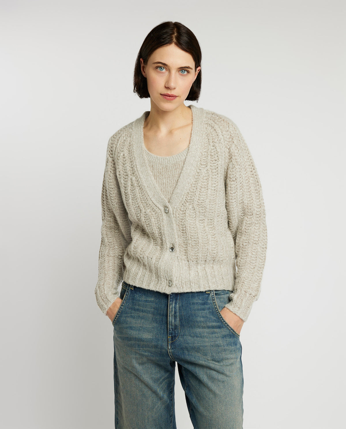 Wool cardigan