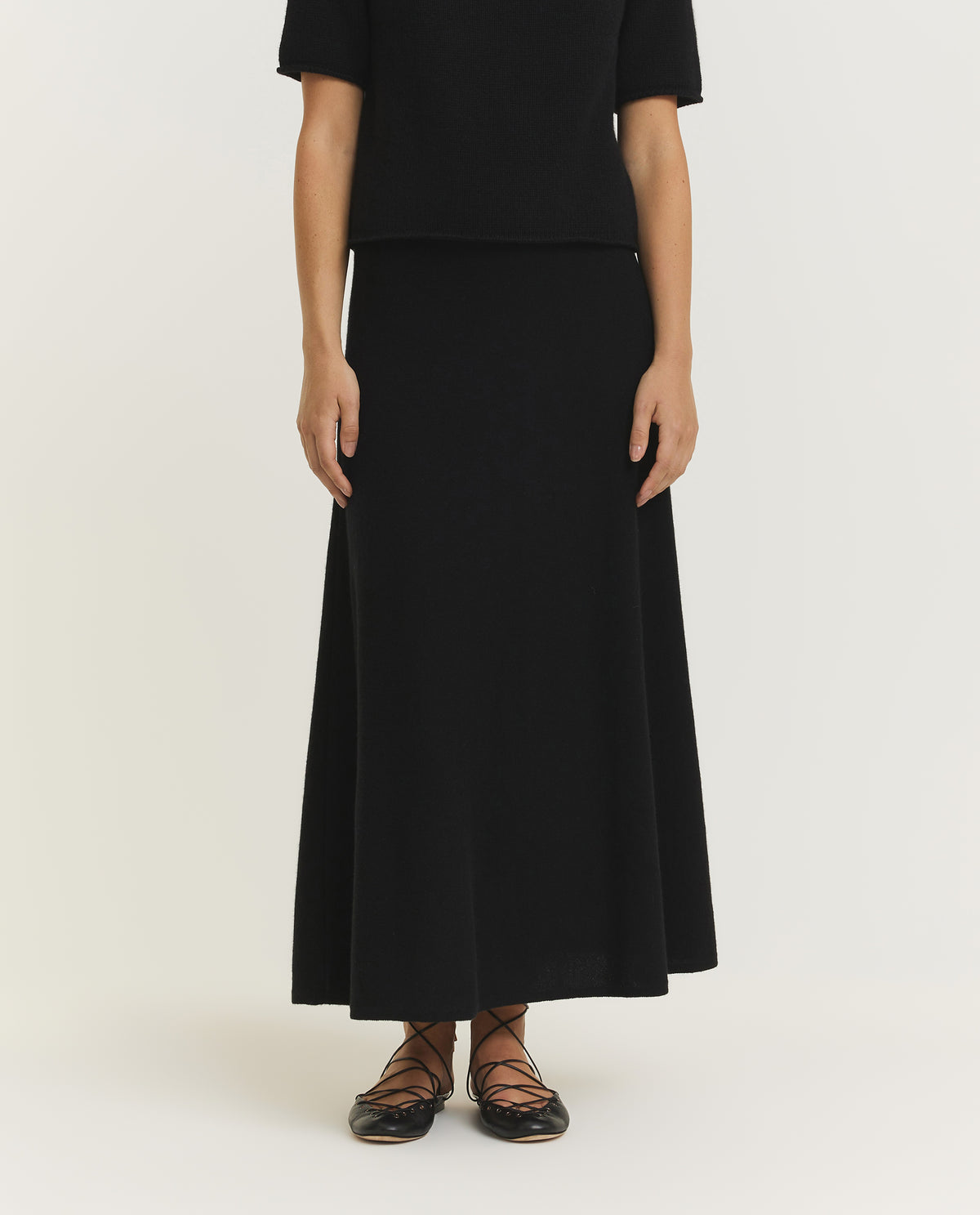 Cashmere Torie Rok - Zwart