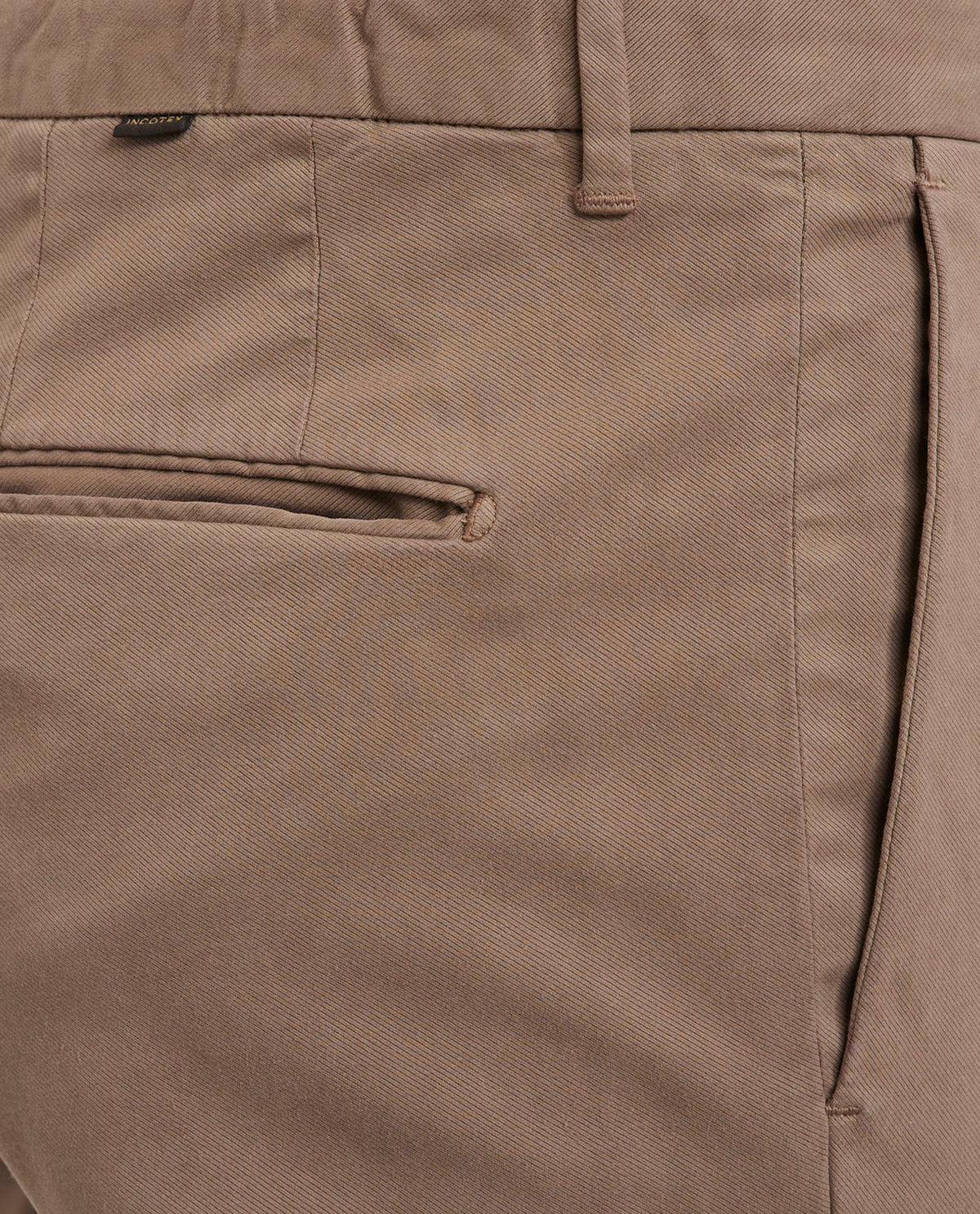Katoen Lyocell Chino's - Lichtbruin