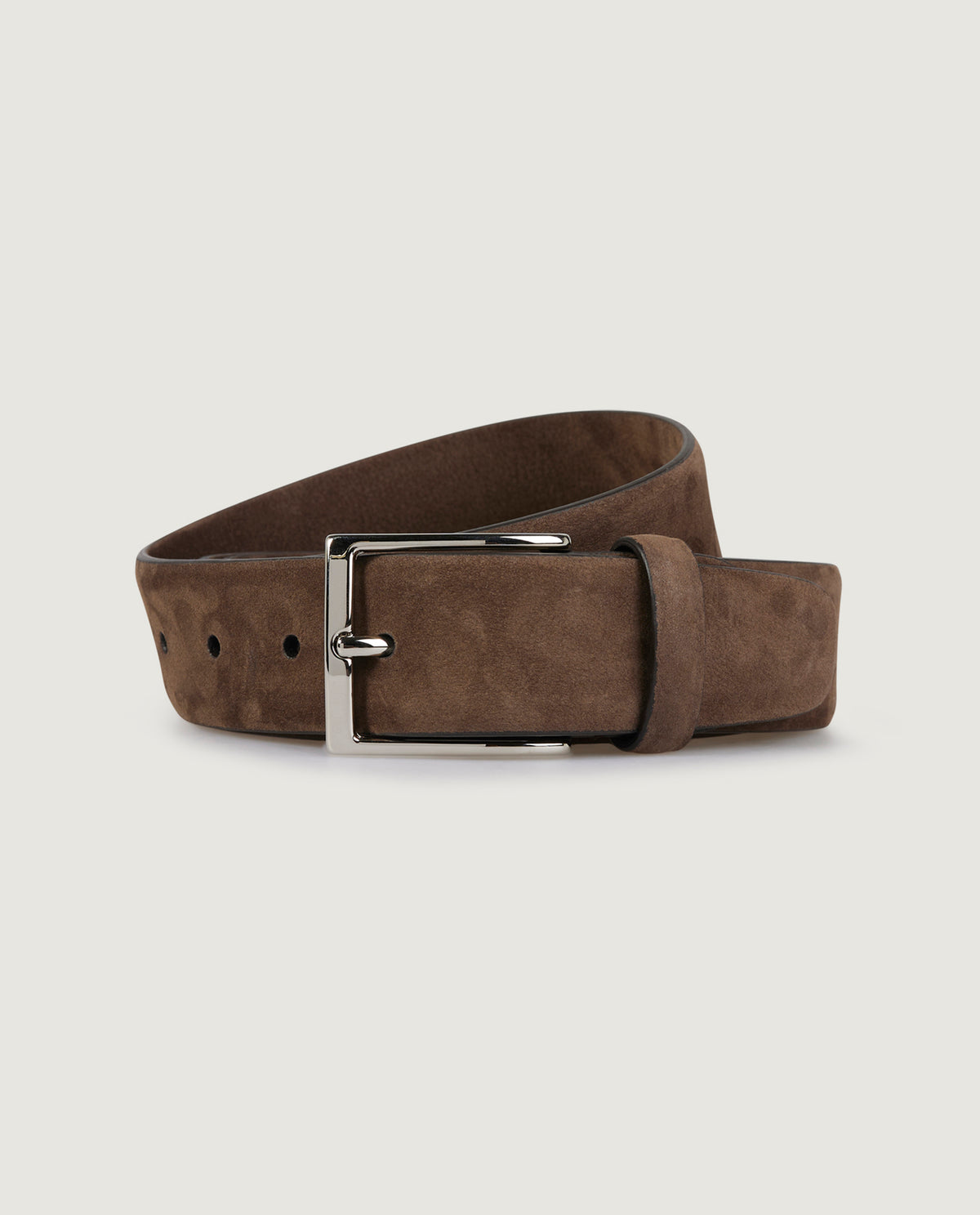 Nubuck Leren Riem - Bruin