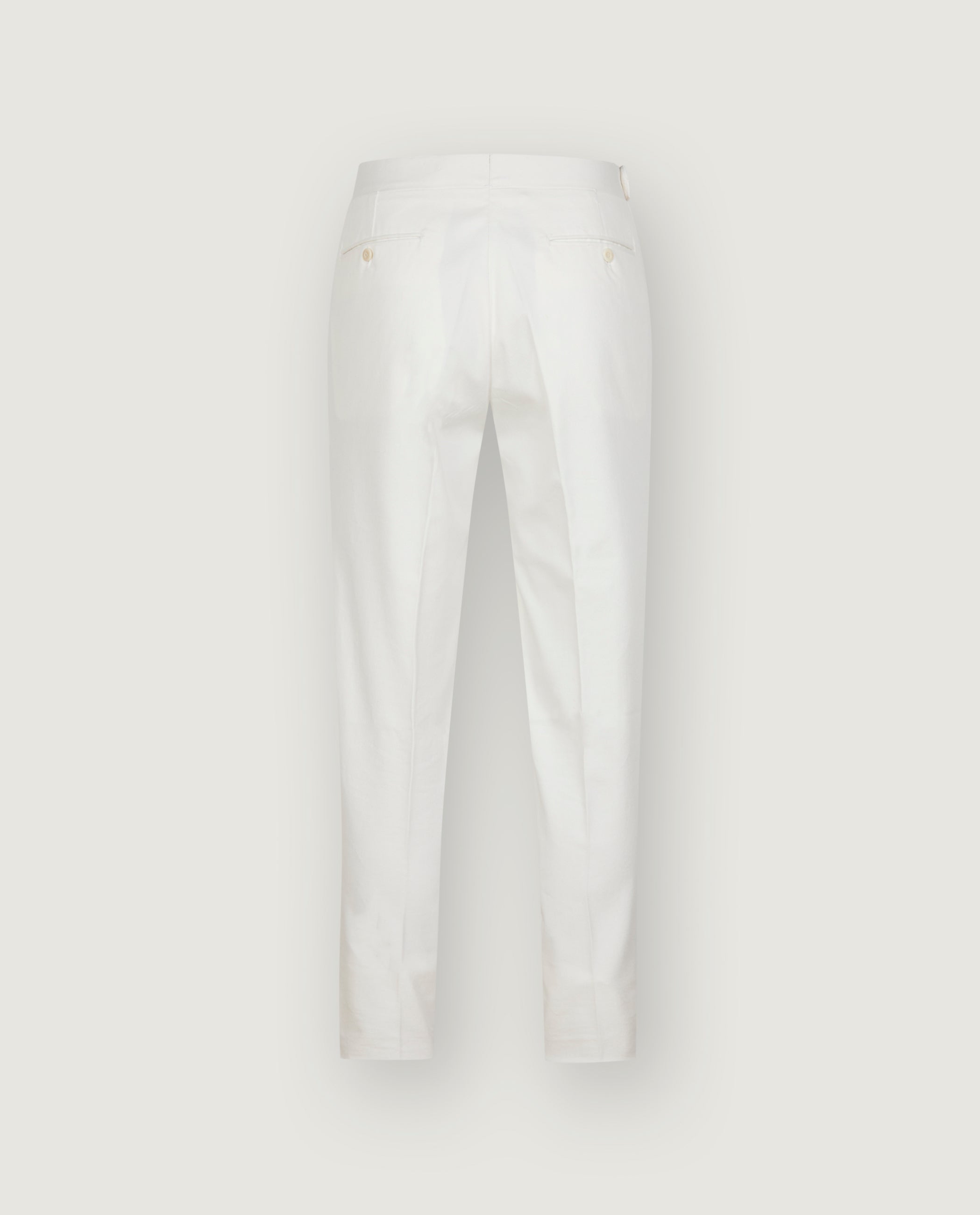 Twill Katoenen Broek - Wit