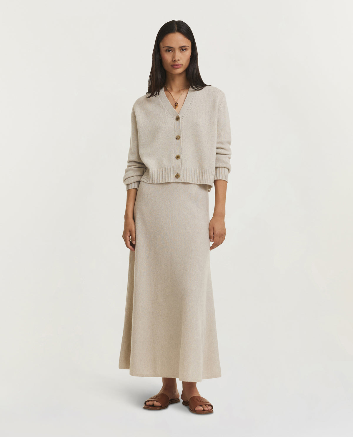 Cashmere Torie Rok - Ecru