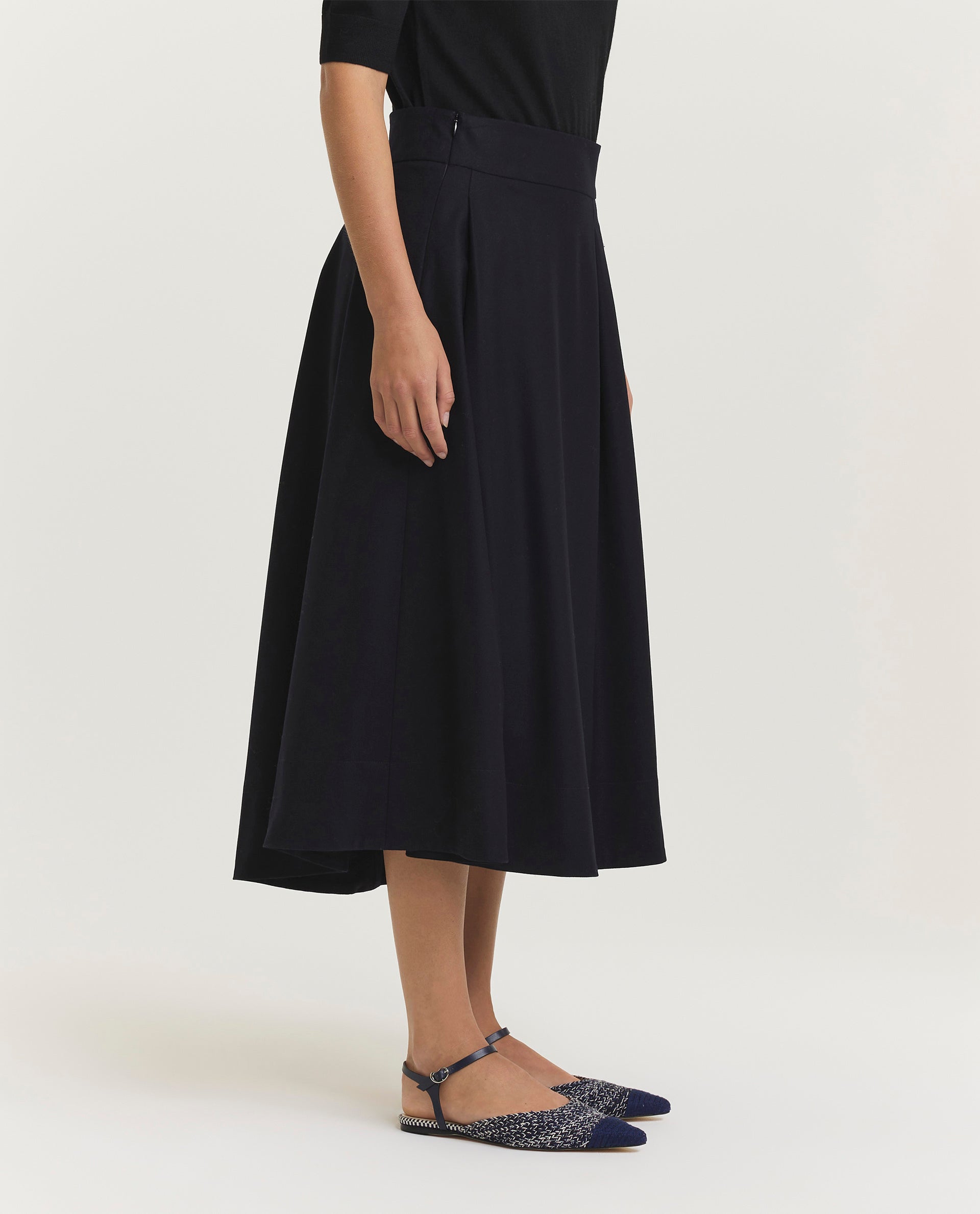 Midi rok - Blauw
