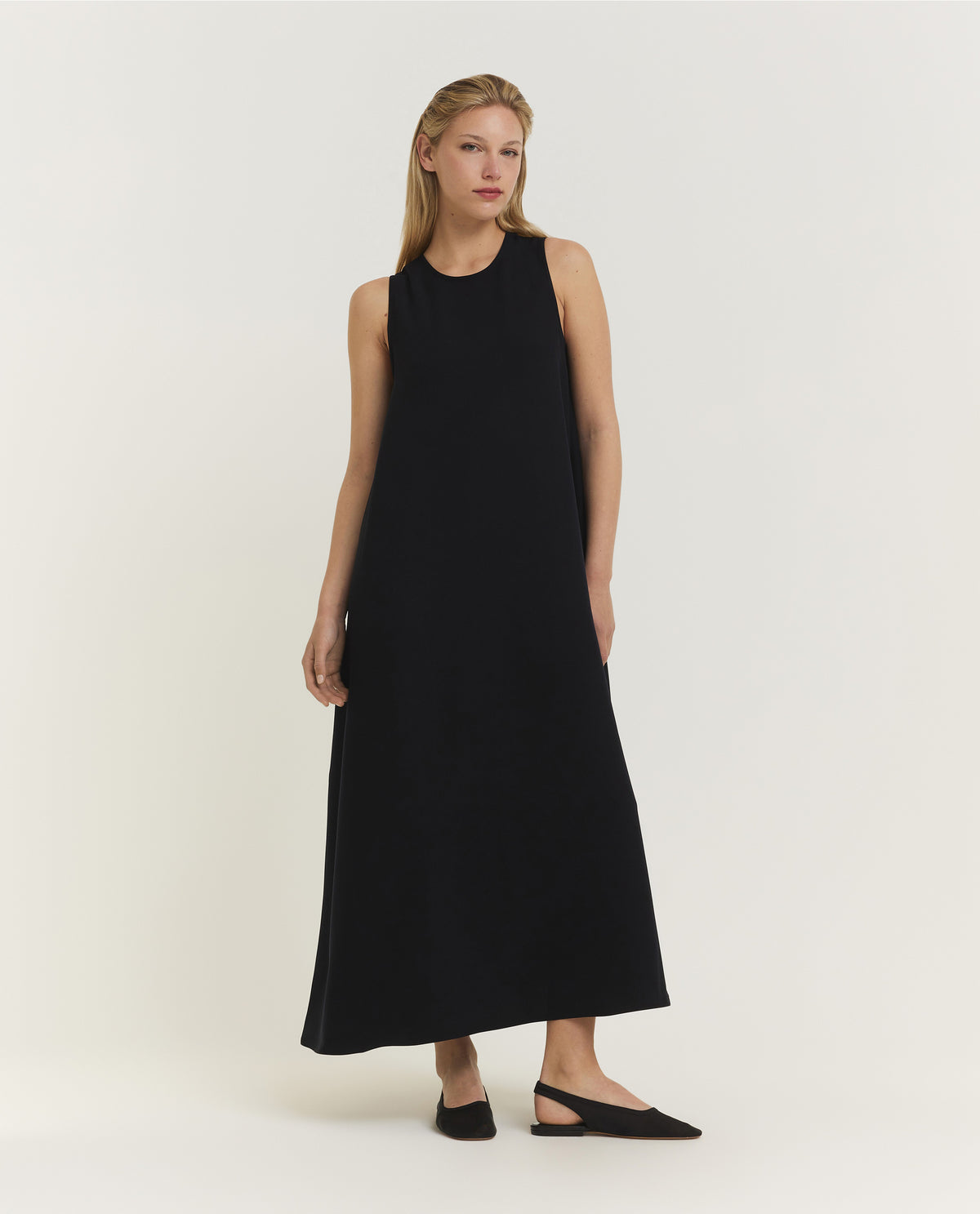Sleeveless Trapeze Dress