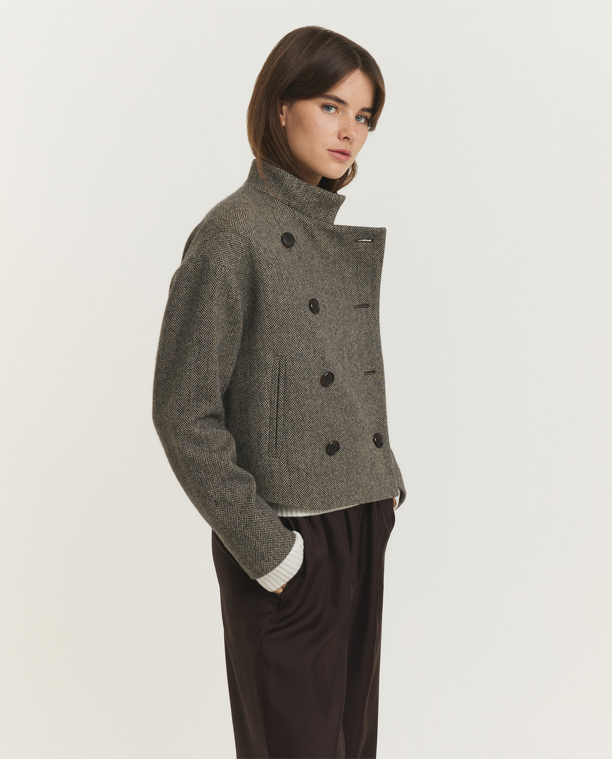 Wool Cashmere Peacoat
