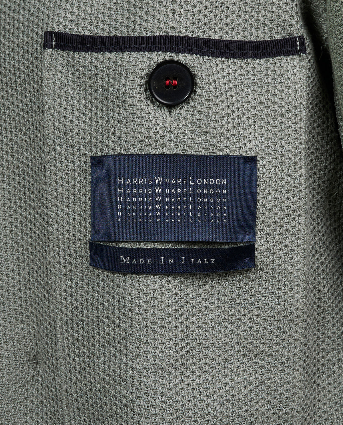 Double Breasted Honeycomb Jasje - Groen