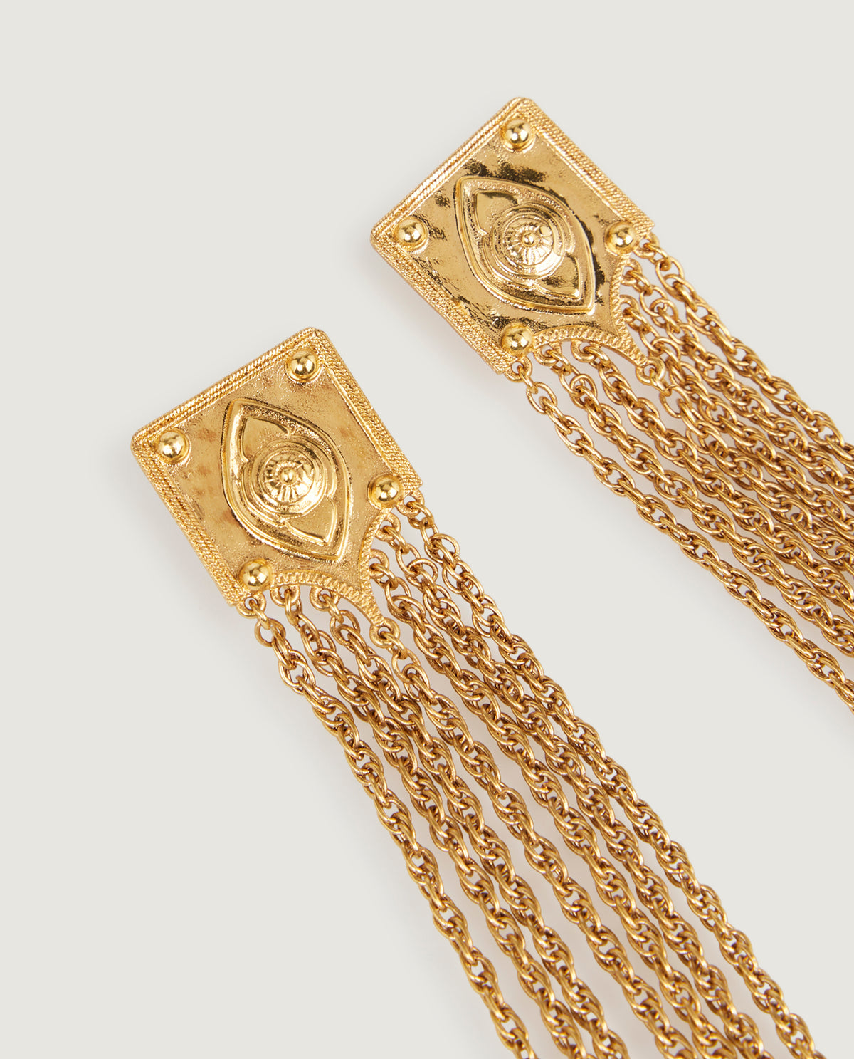 Amulet Oorbellen - Goud