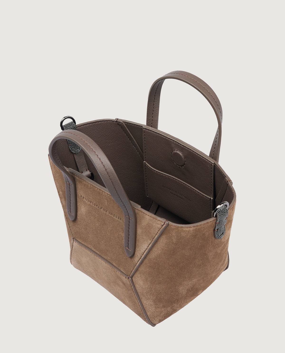 Suede Duo Tas - Bruin