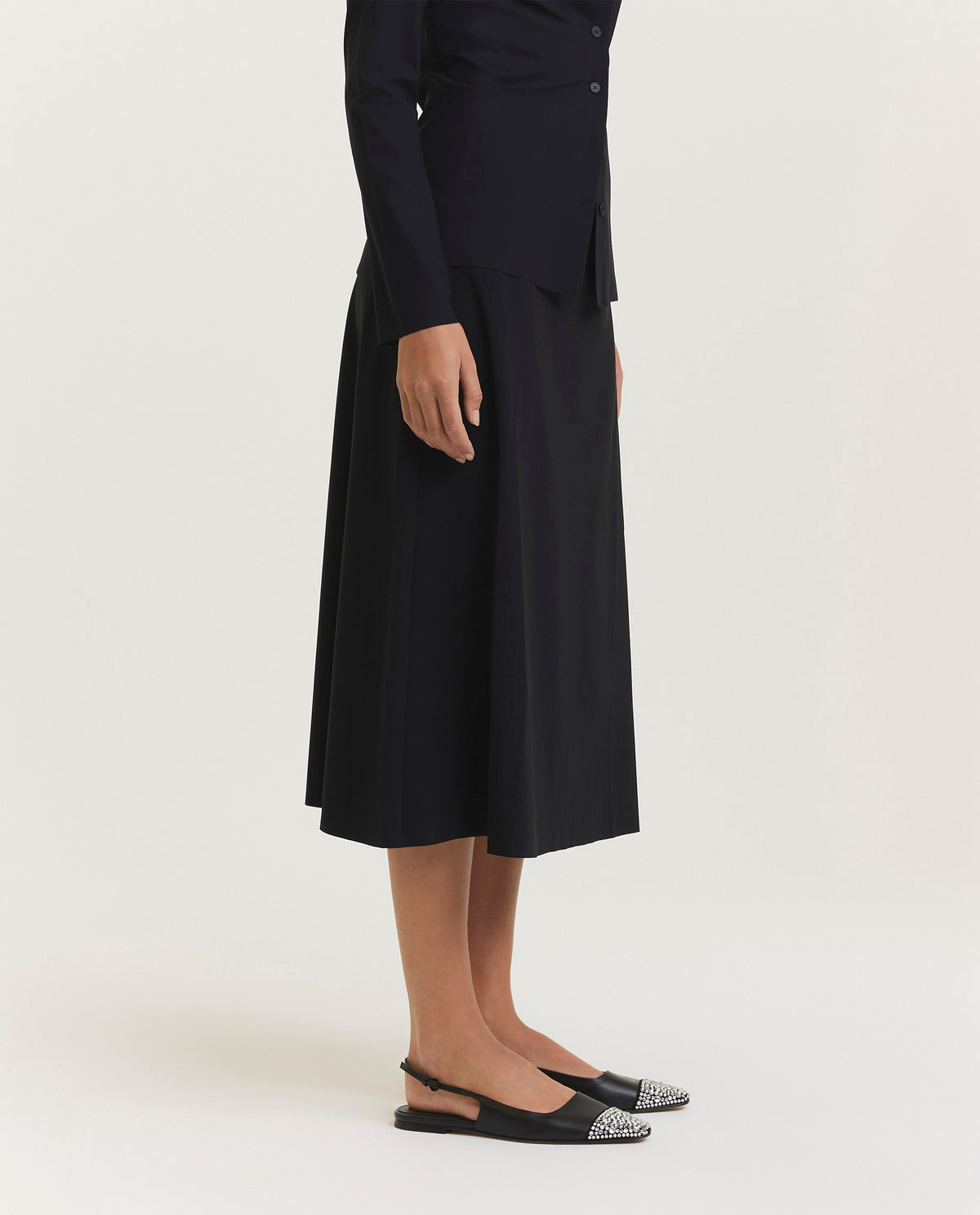Midi rok - Zwart