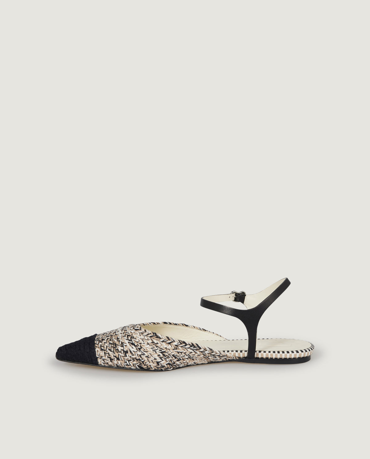 Leren sandalen met hak - Bruin